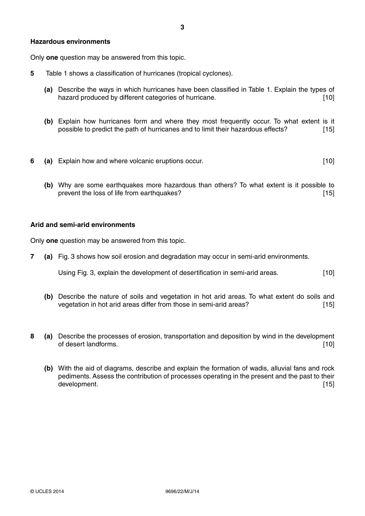 Cambridge A Level Geography 9696 2014 May/June Paper 2 · Variant 2 question paper, page 3 of 4
