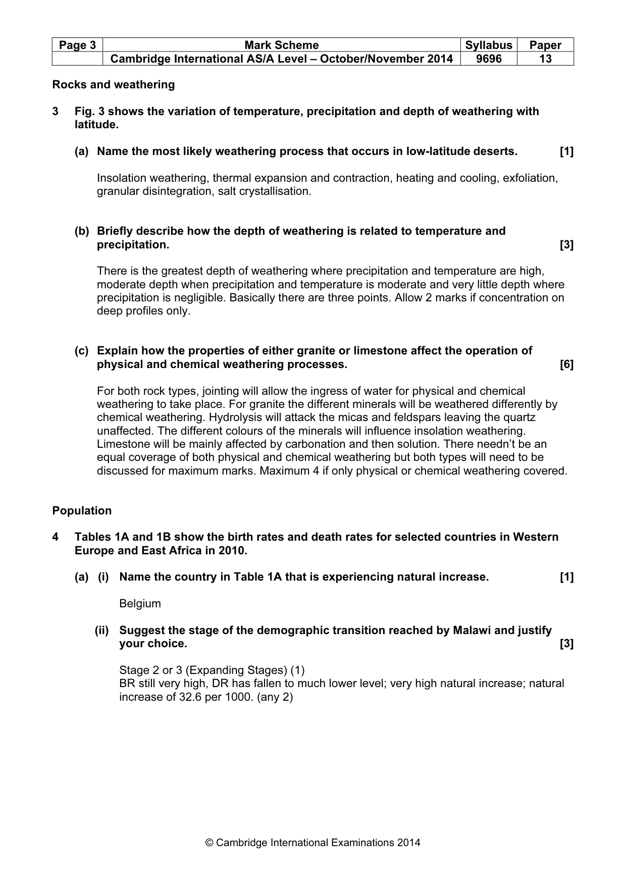 Mark scheme, page 3 of 15