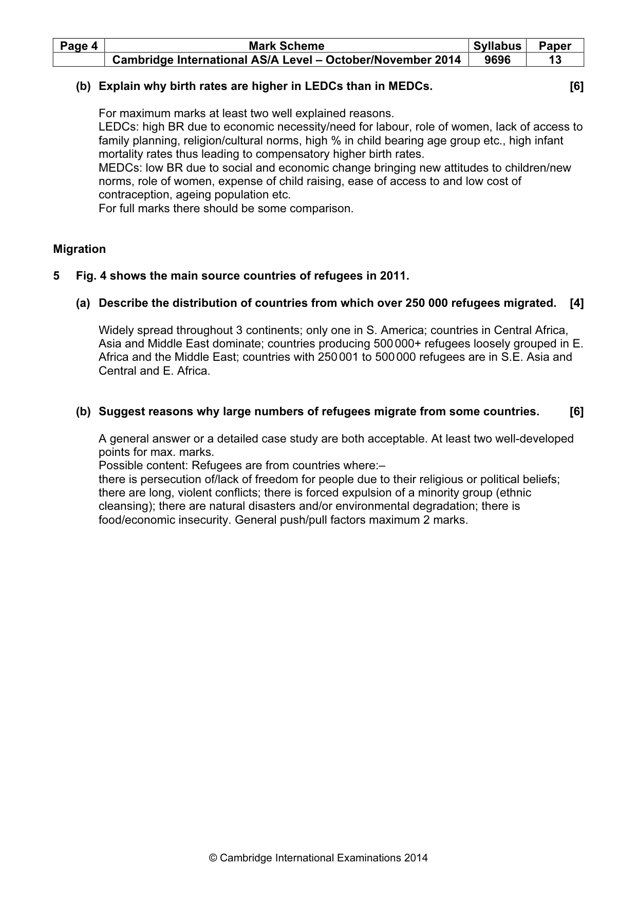 Mark scheme, page 4 of 15