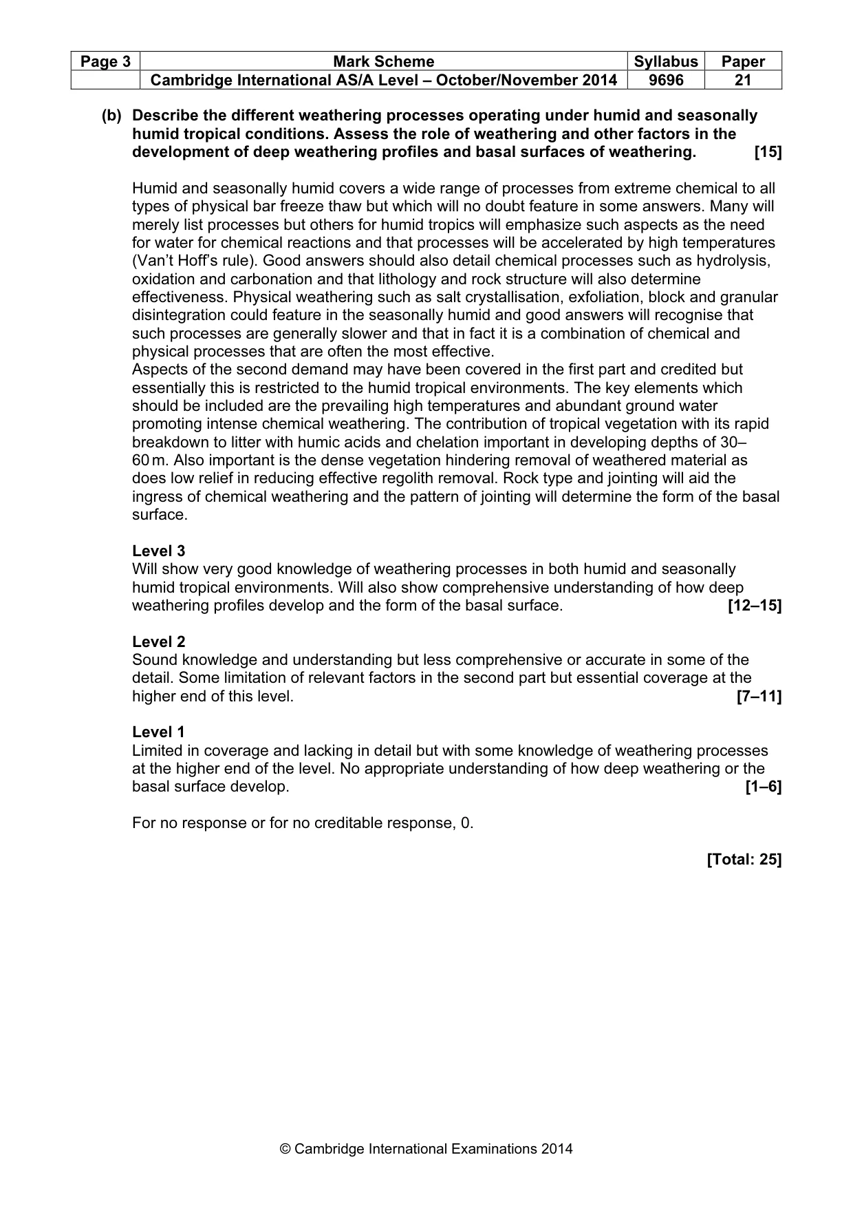 Mark scheme, page 3 of 16