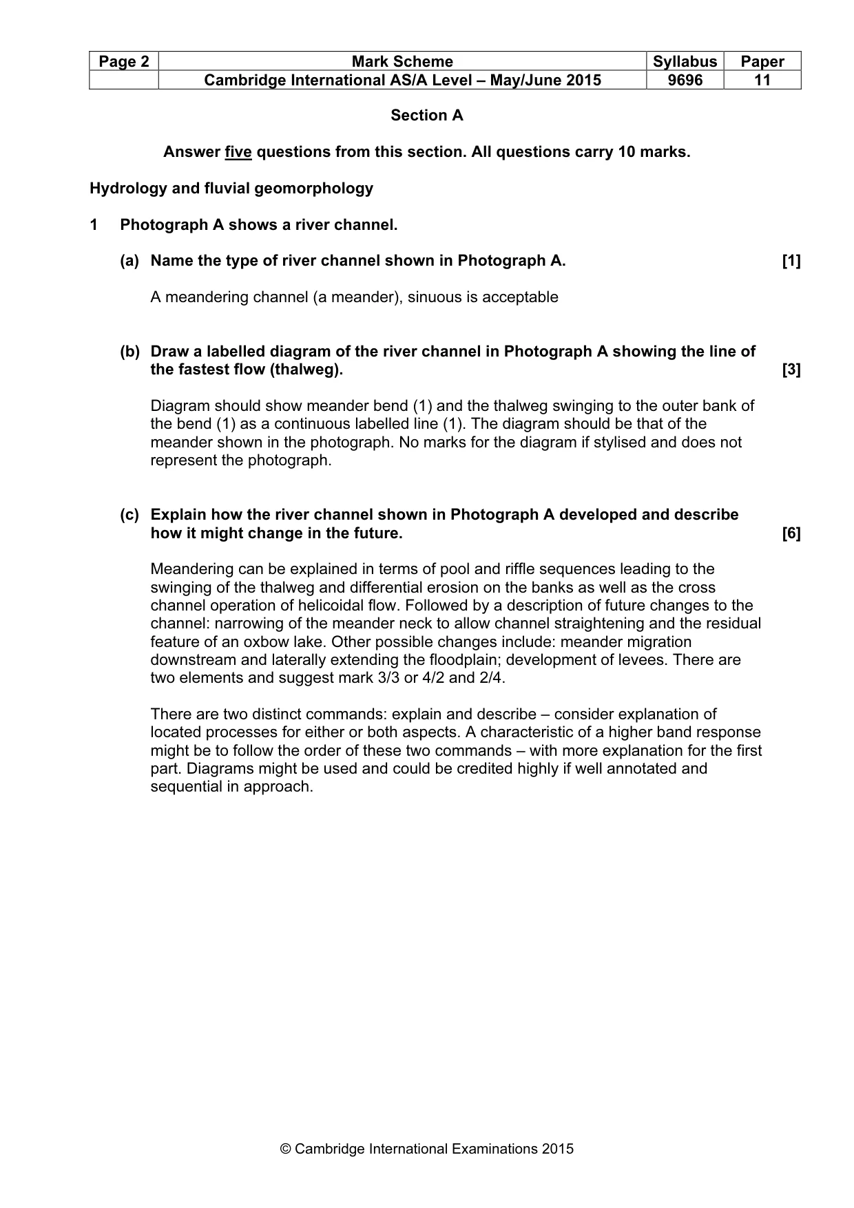 Mark scheme, page 2 of 19