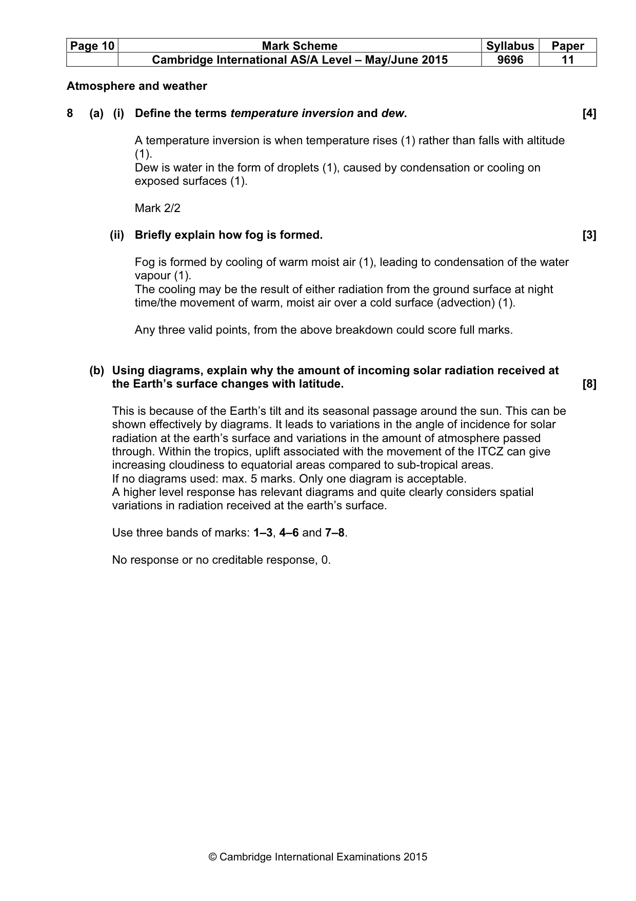 Mark scheme, page 10 of 19