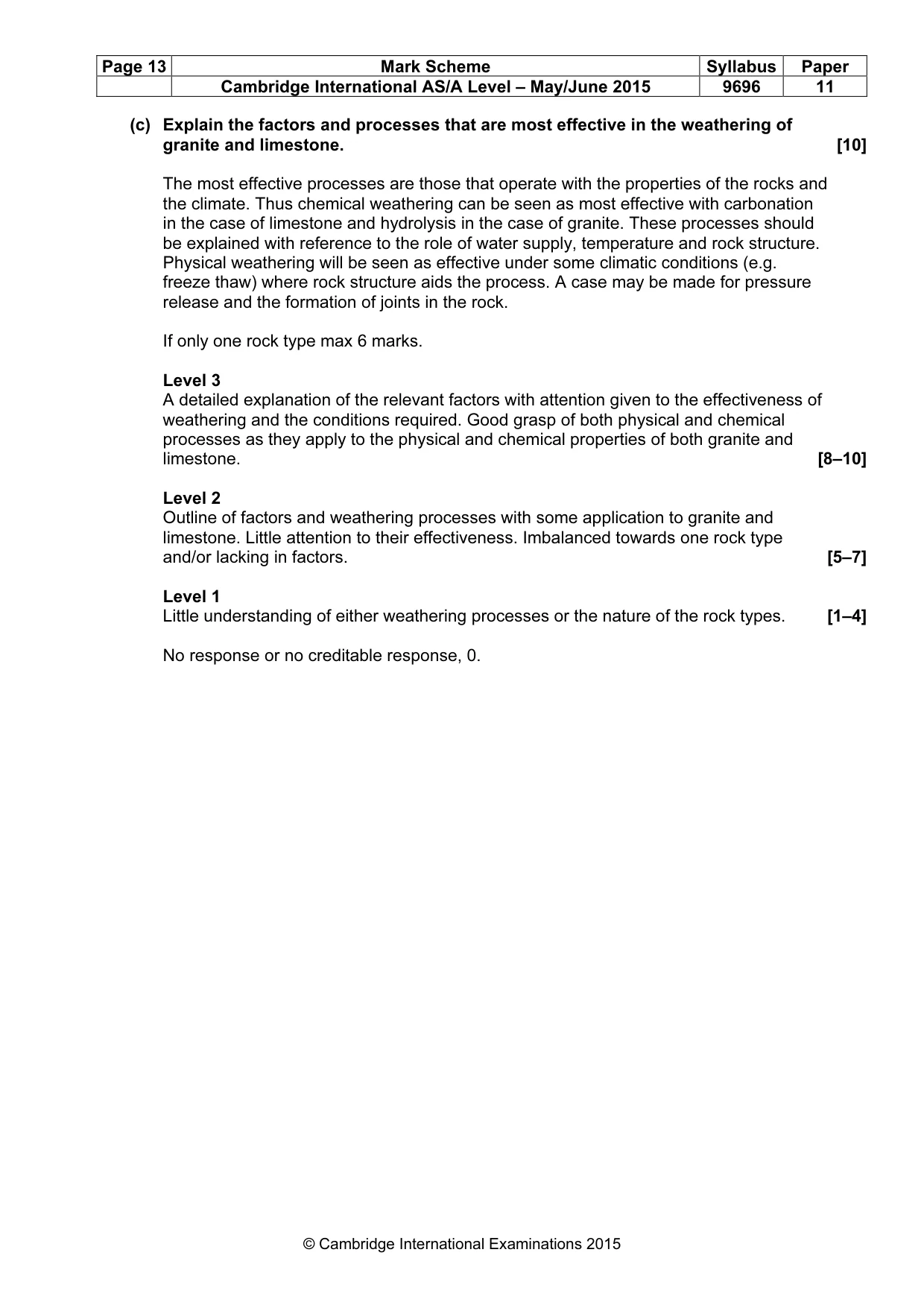 Mark scheme, page 13 of 19