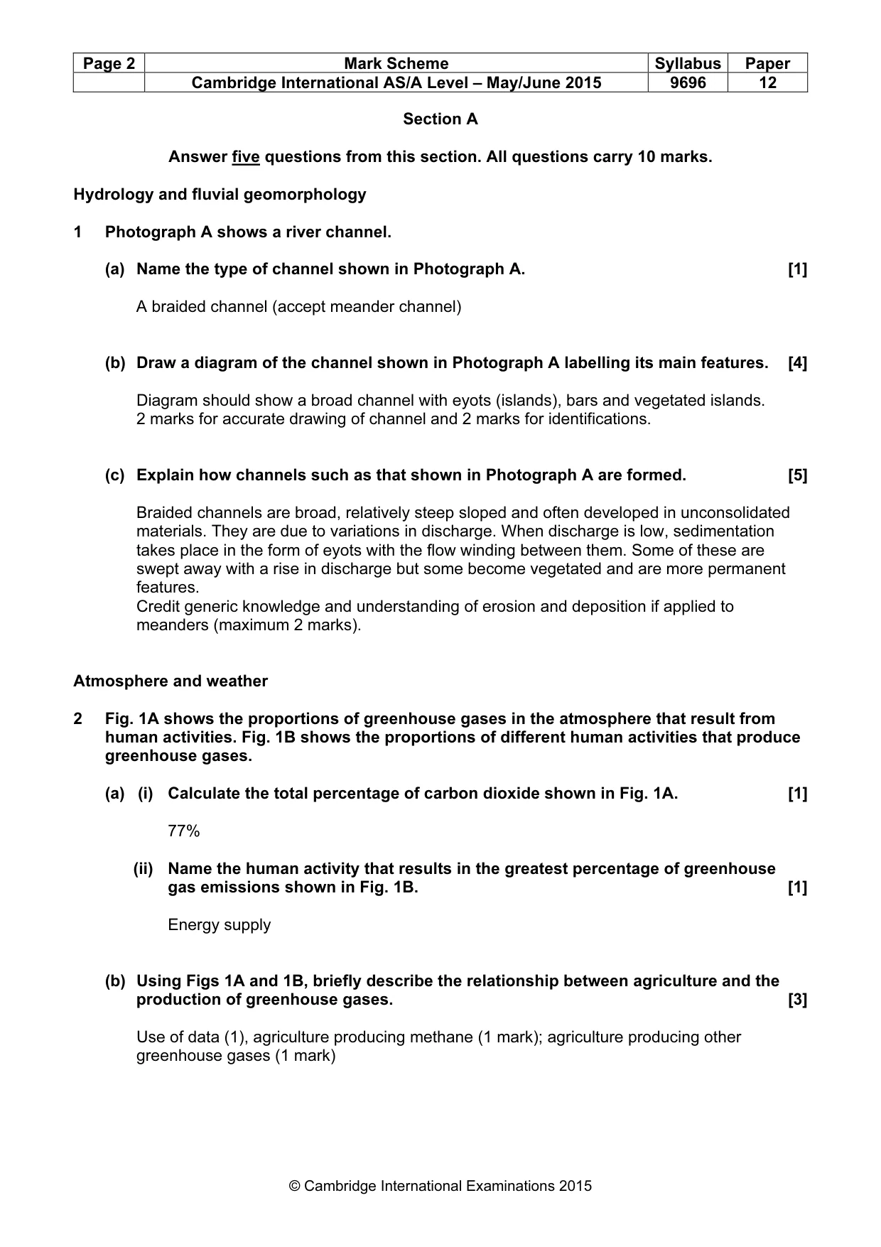 Mark scheme, page 2 of 14