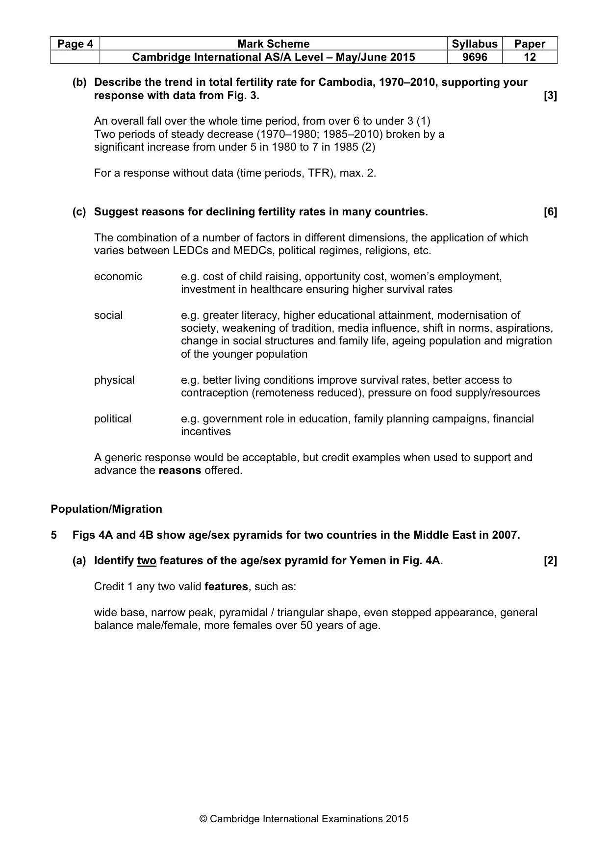Mark scheme, page 4 of 14