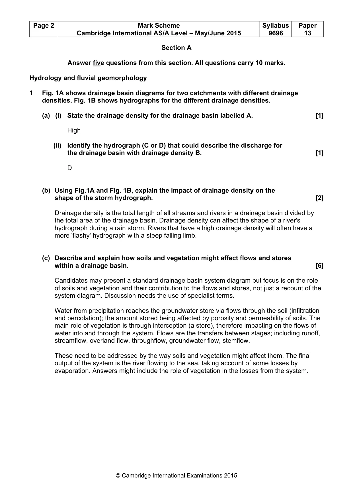 Mark scheme, page 2 of 18