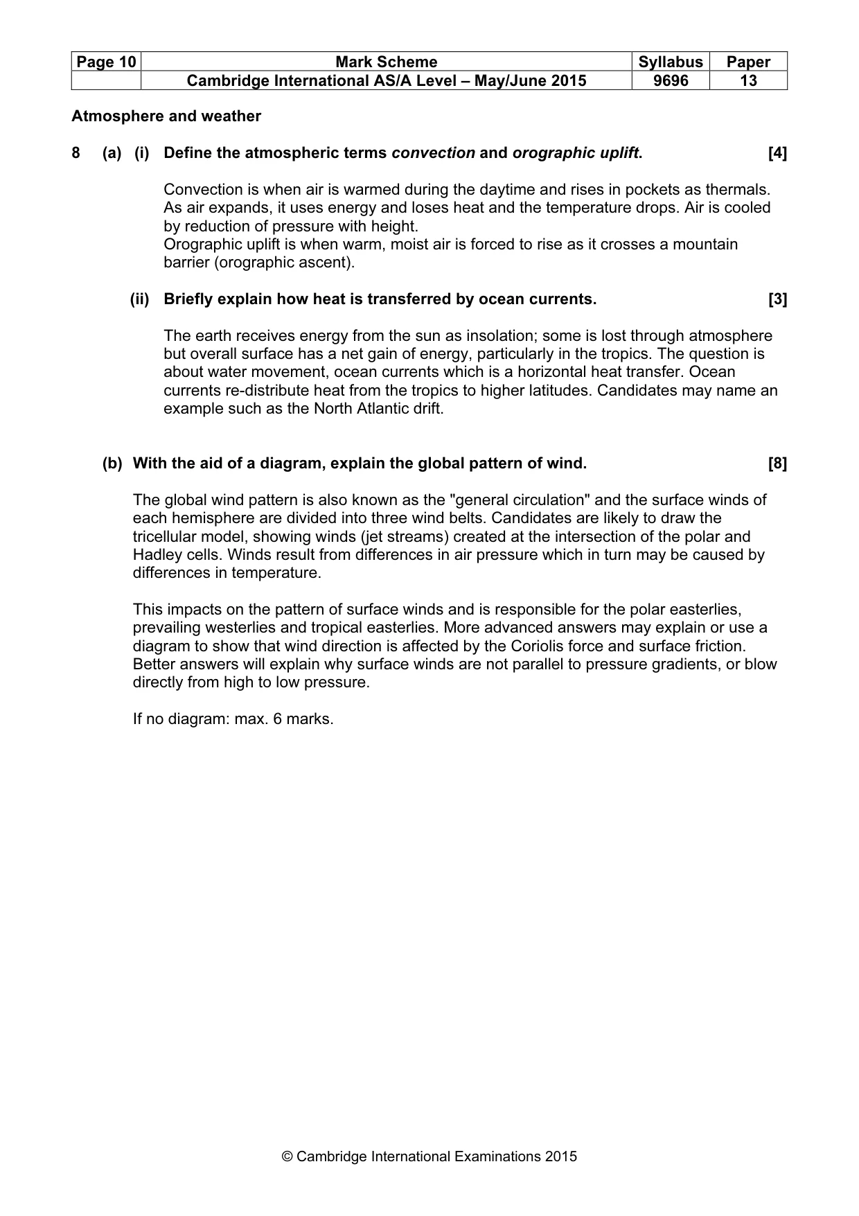 Mark scheme, page 10 of 18