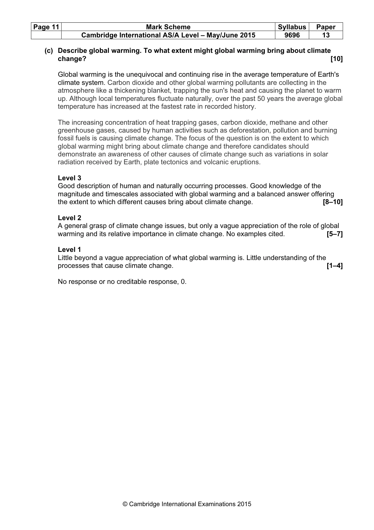Mark scheme, page 11 of 18