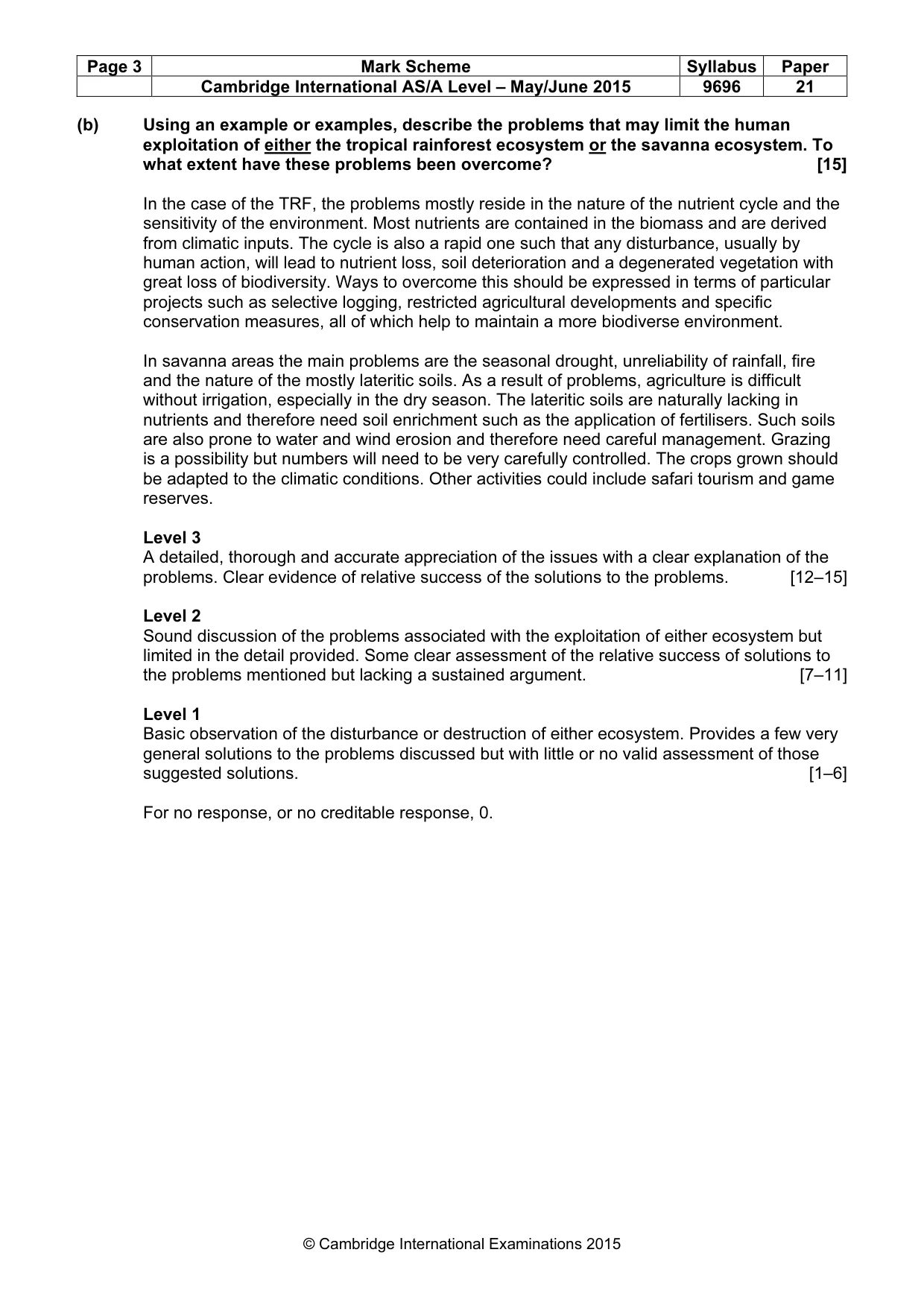 Mark scheme, page 3 of 11