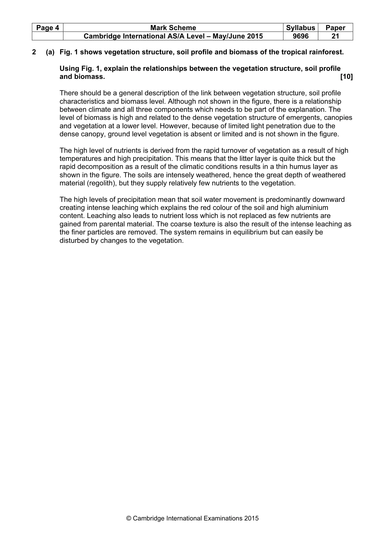 Mark scheme, page 4 of 11