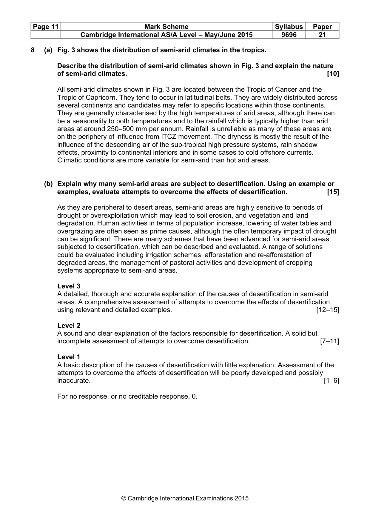 Mark scheme, page 11 of 11