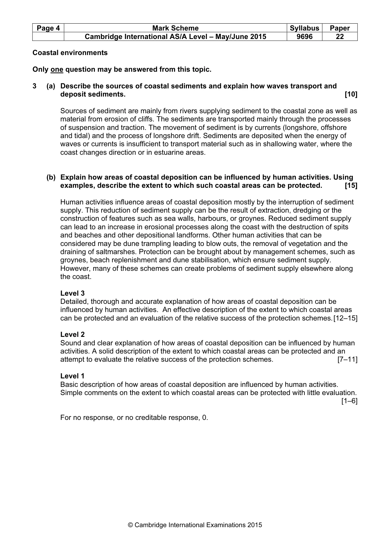 Mark scheme, page 4 of 9