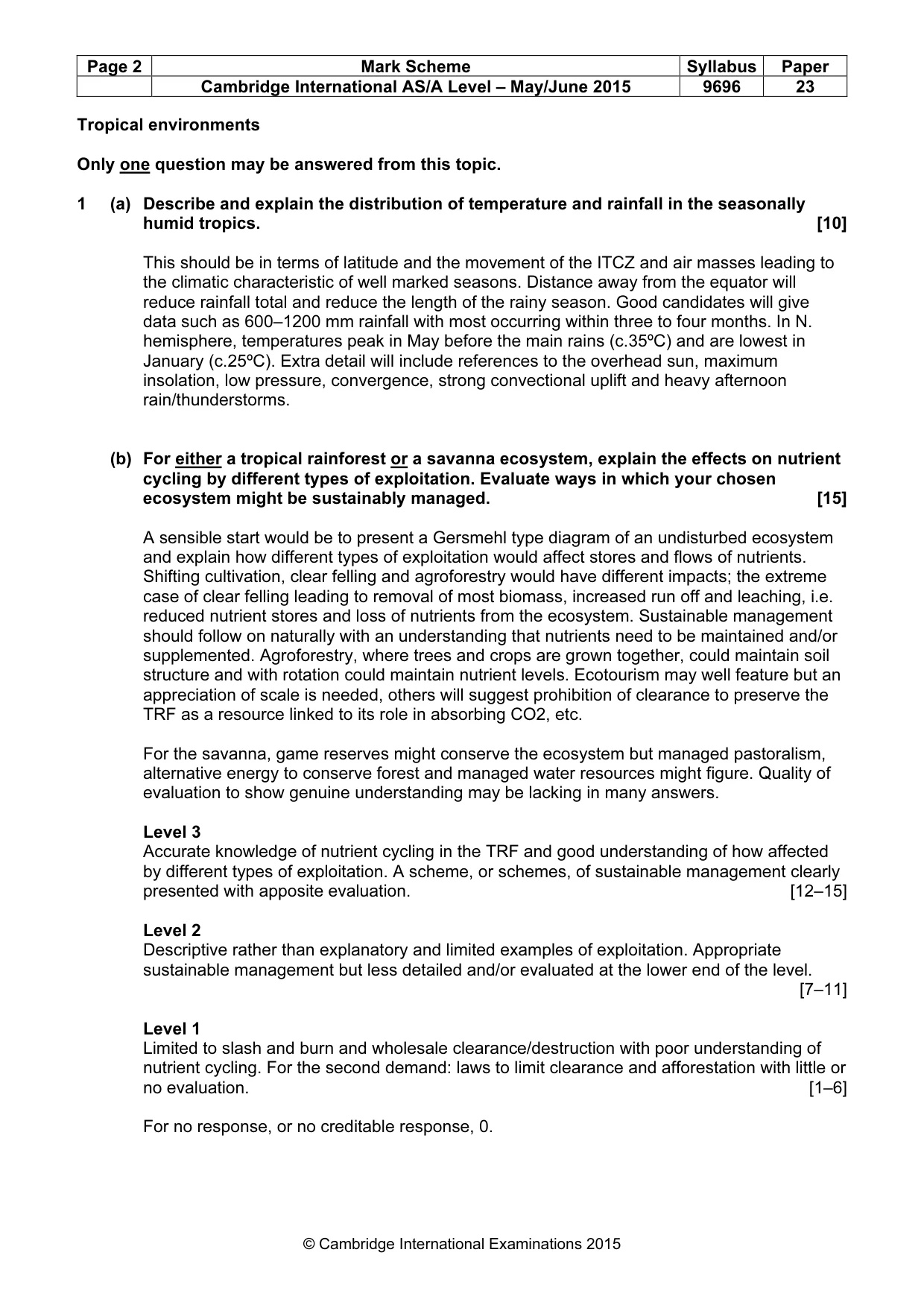 Mark scheme, page 2 of 9