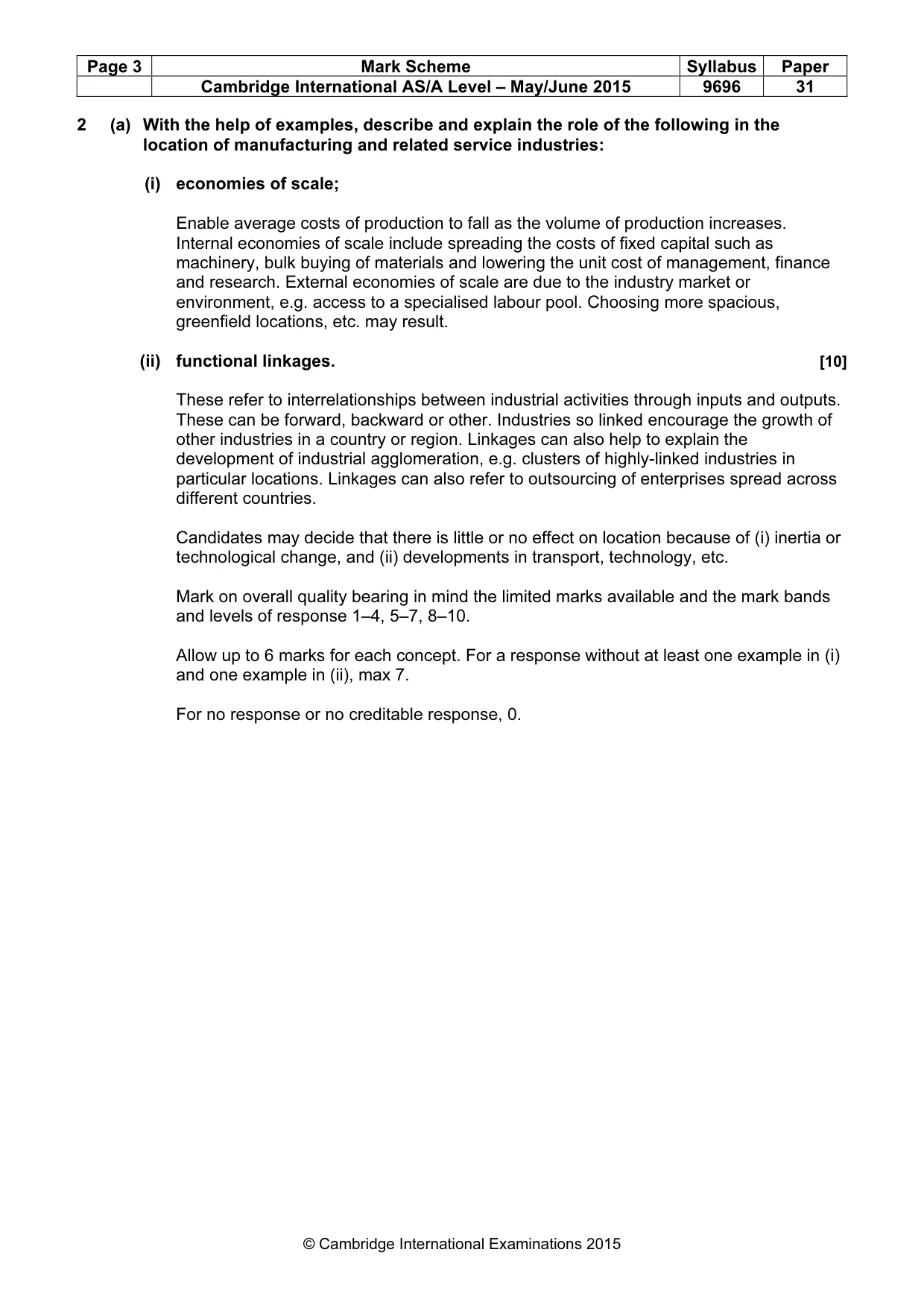 Mark scheme, page 3 of 13