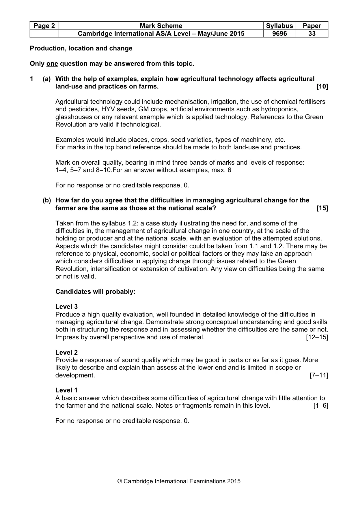 Mark scheme, page 2 of 11