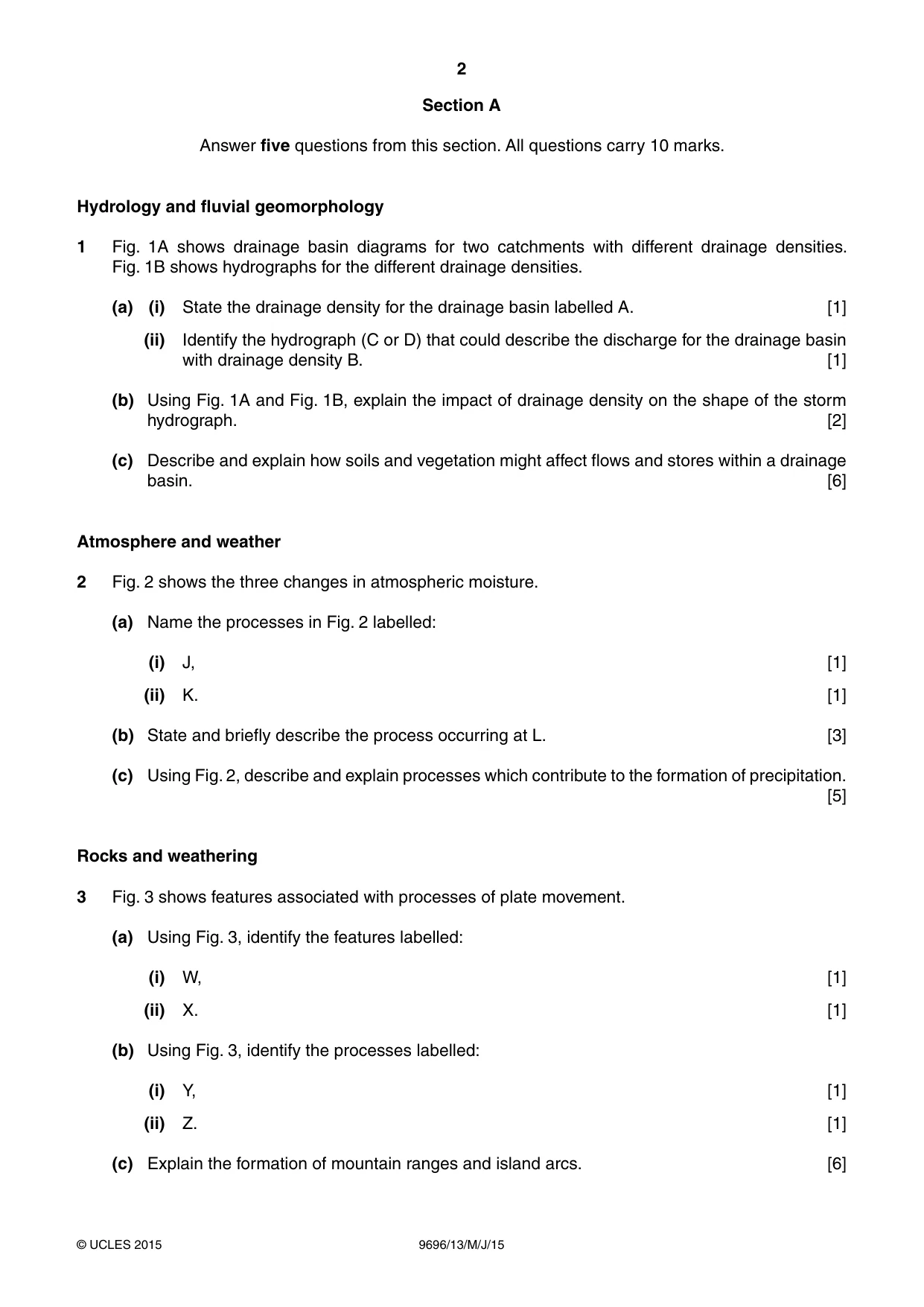 Cambridge A Level Geography 9696 2015 May/June Paper 1 · Variant 3 question paper, page 2 of 8