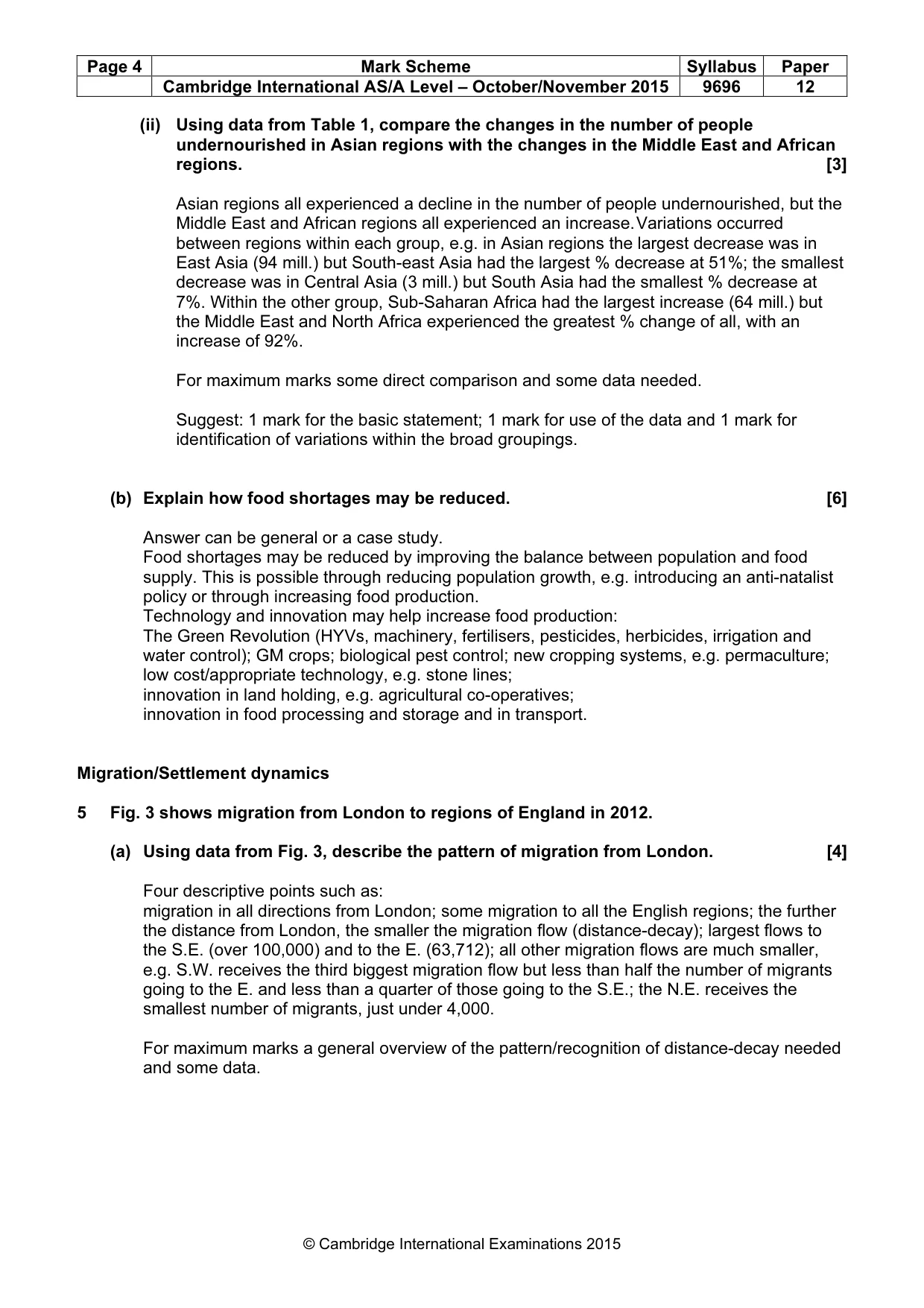 Mark scheme, page 4 of 15