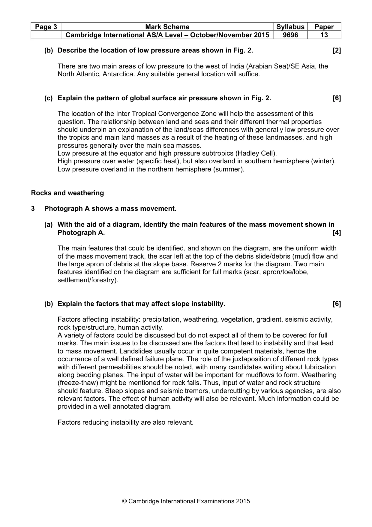 Mark scheme, page 3 of 17