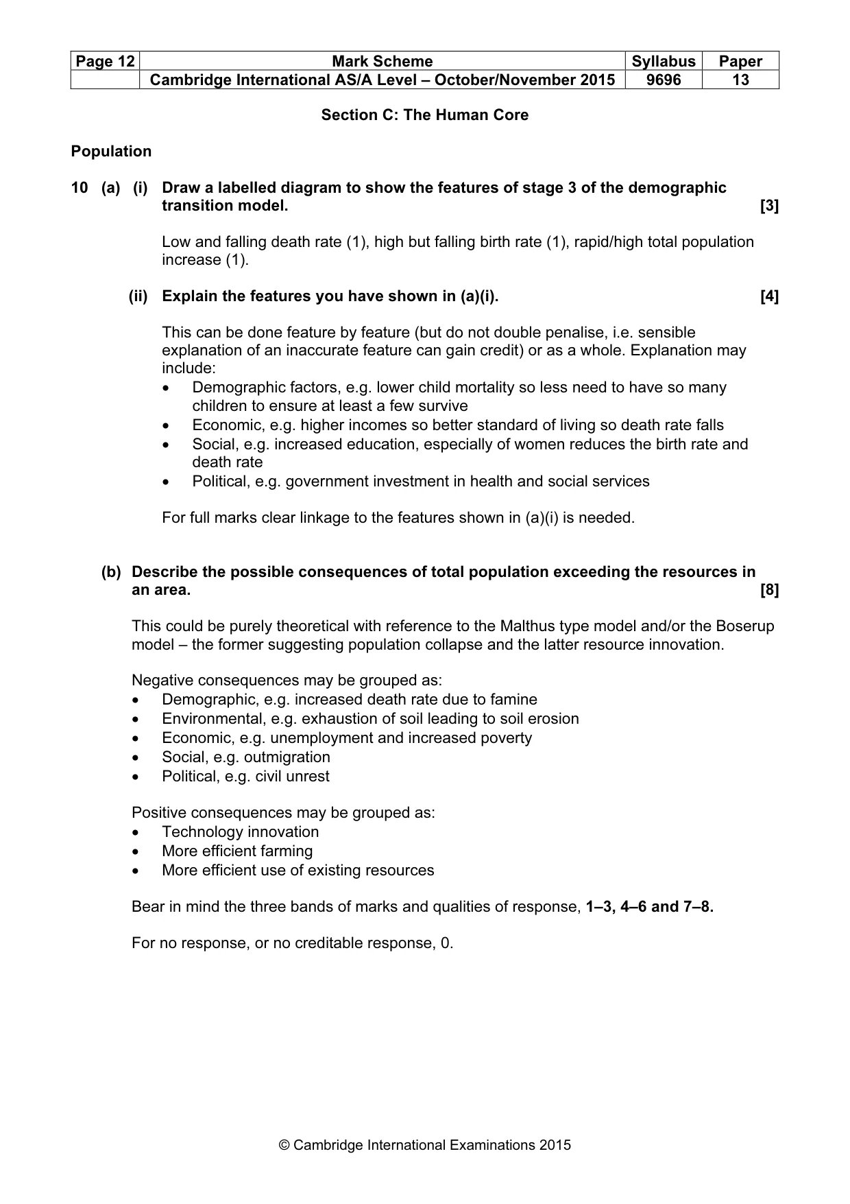 Mark scheme, page 12 of 17