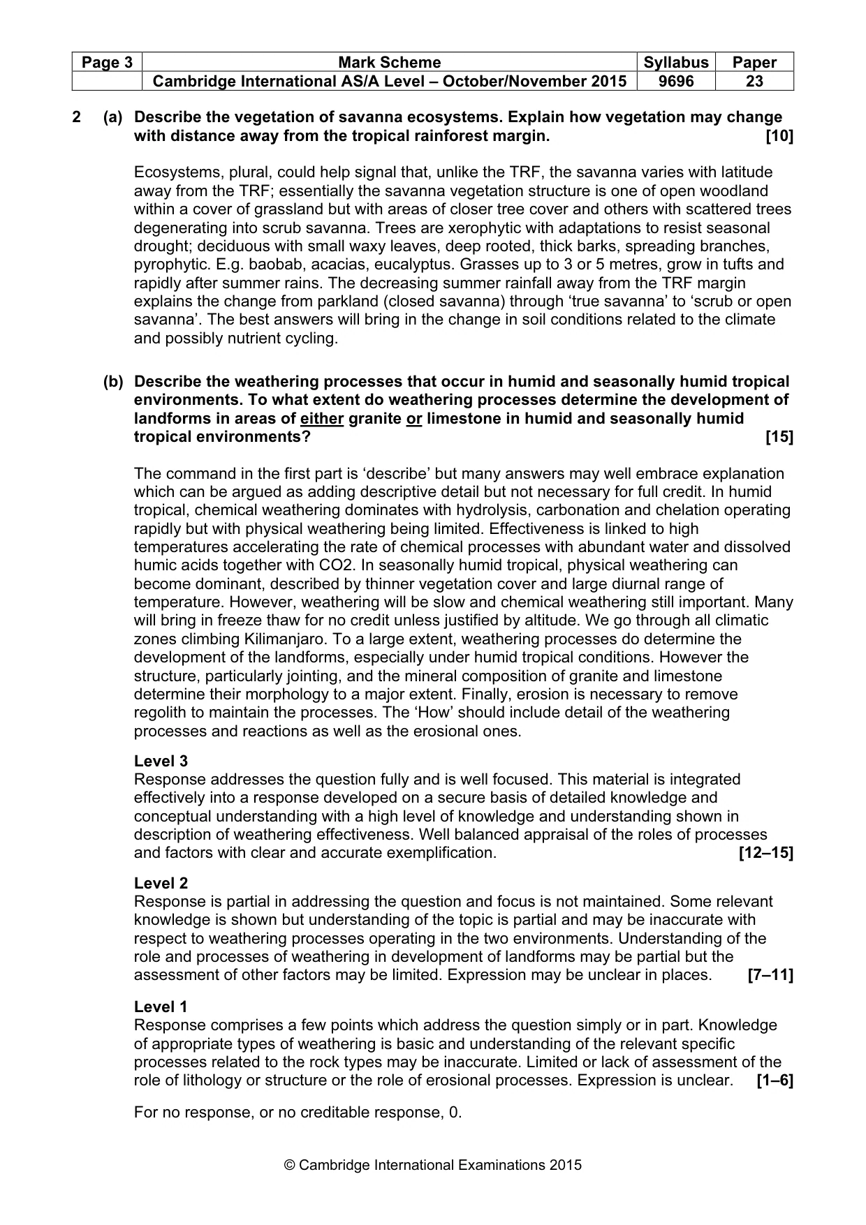 Mark scheme, page 3 of 11