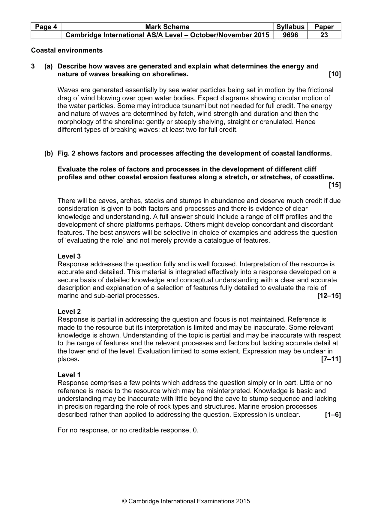 Mark scheme, page 4 of 11