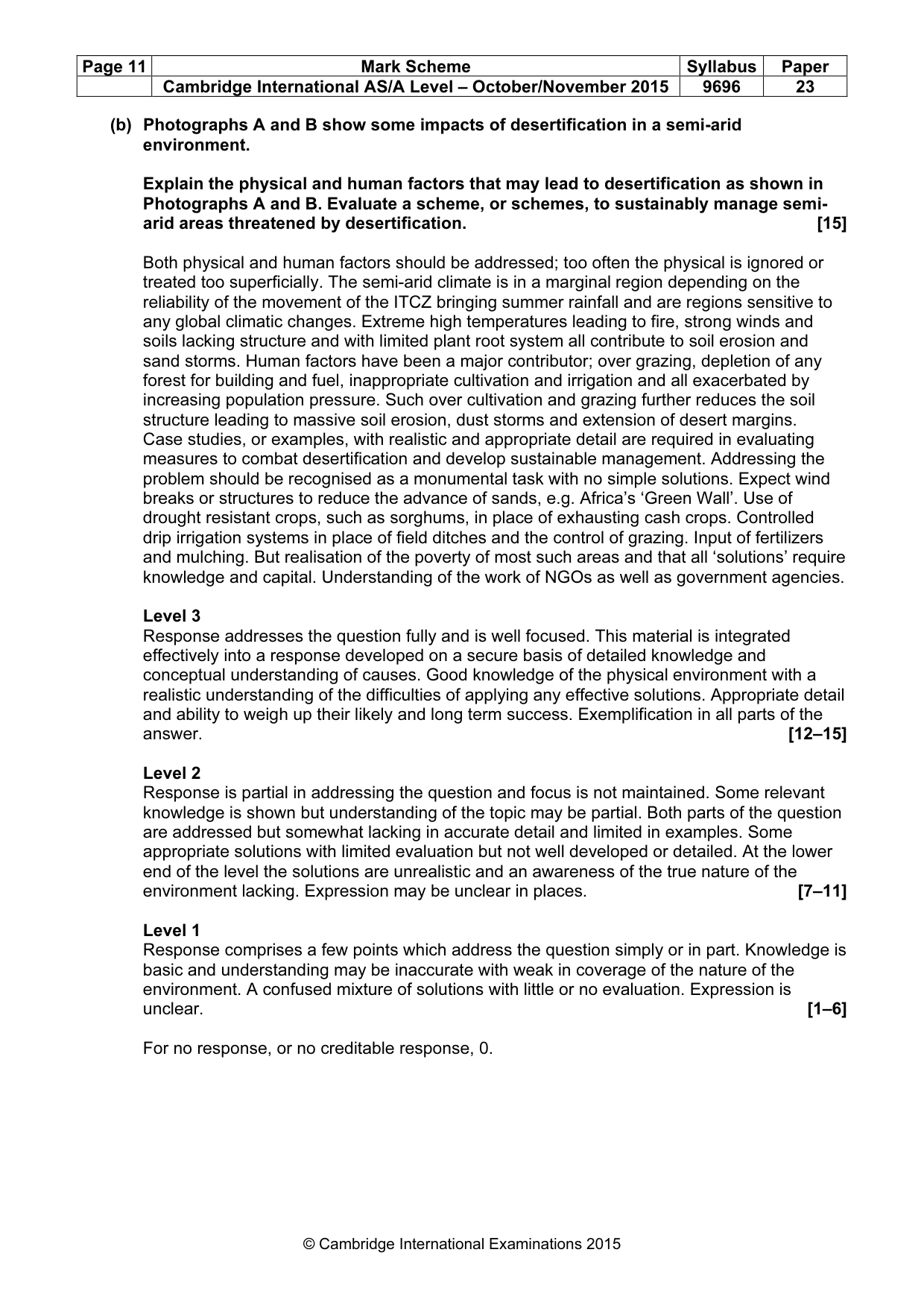 Mark scheme, page 11 of 11