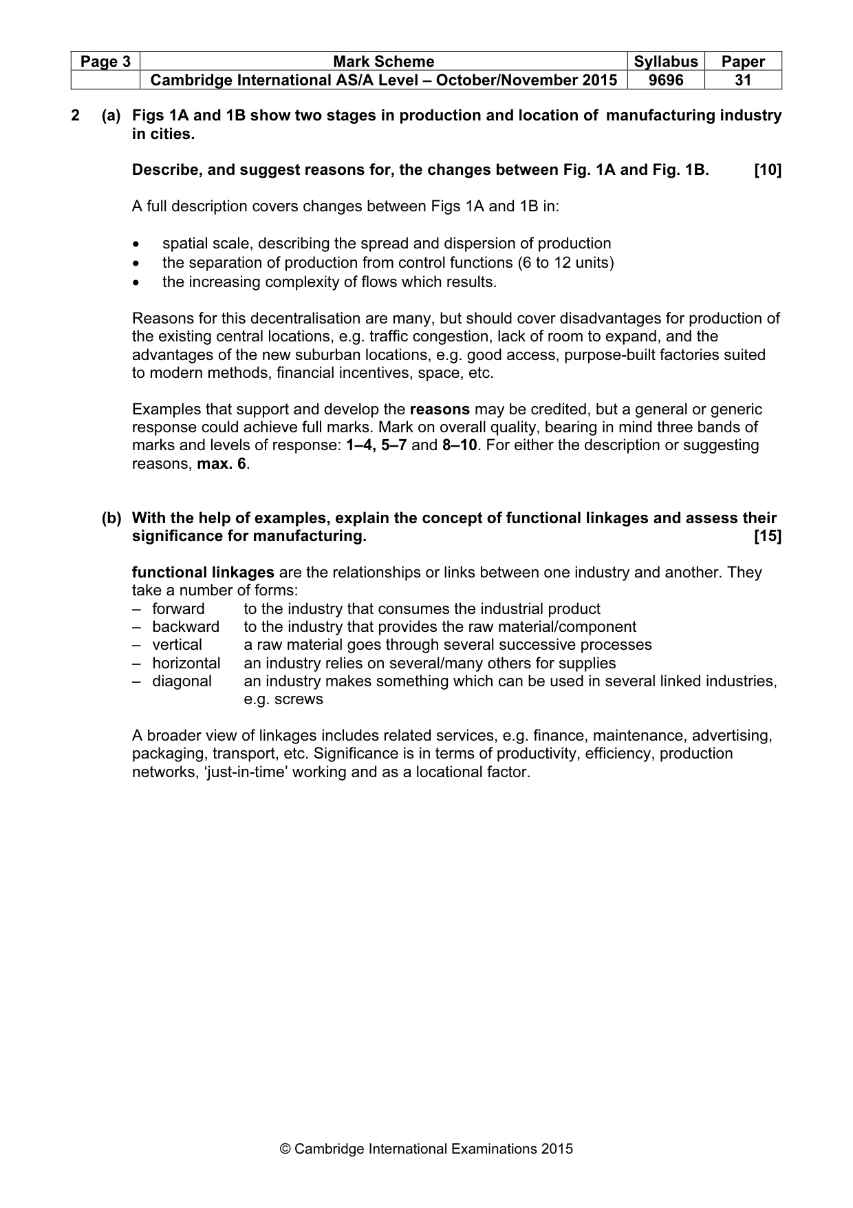 Mark scheme, page 3 of 11
