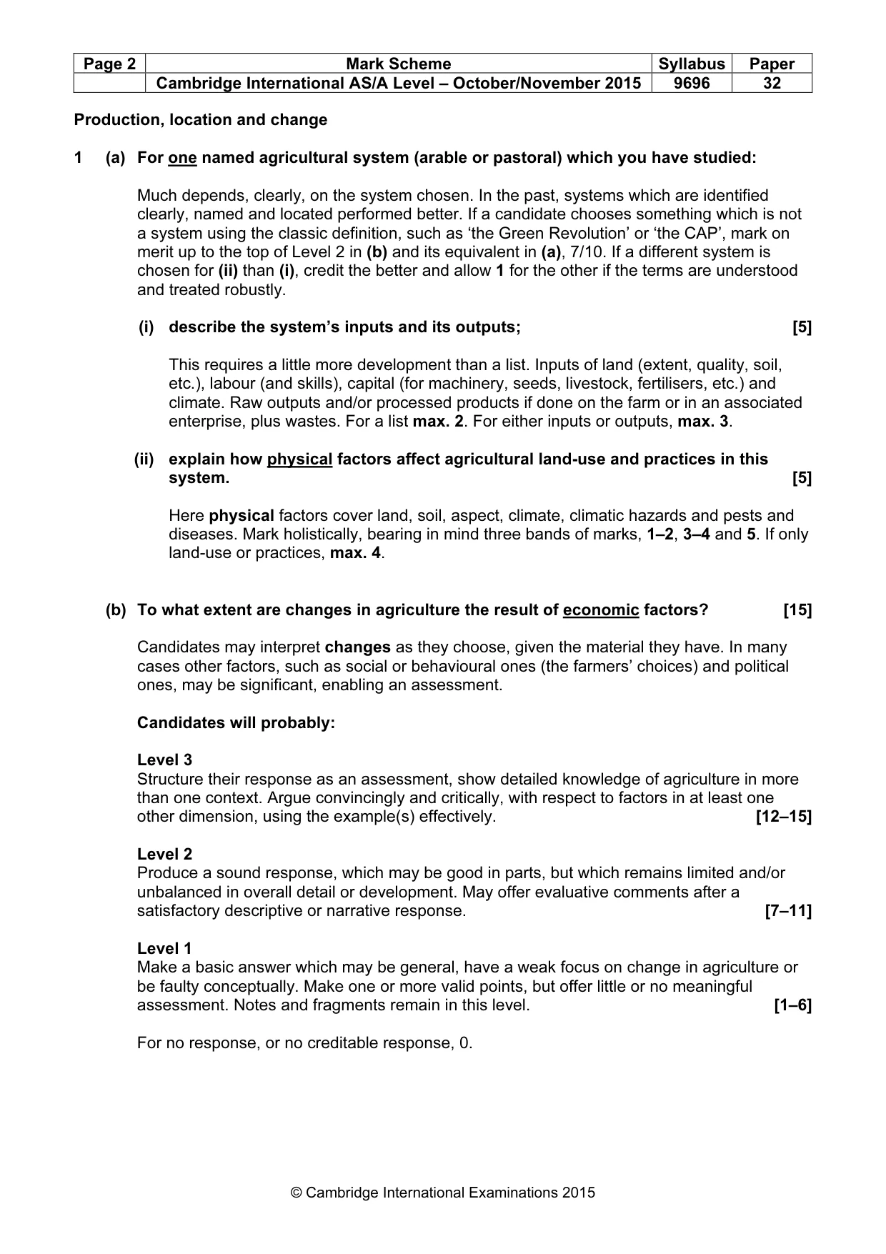 Mark scheme, page 2 of 11