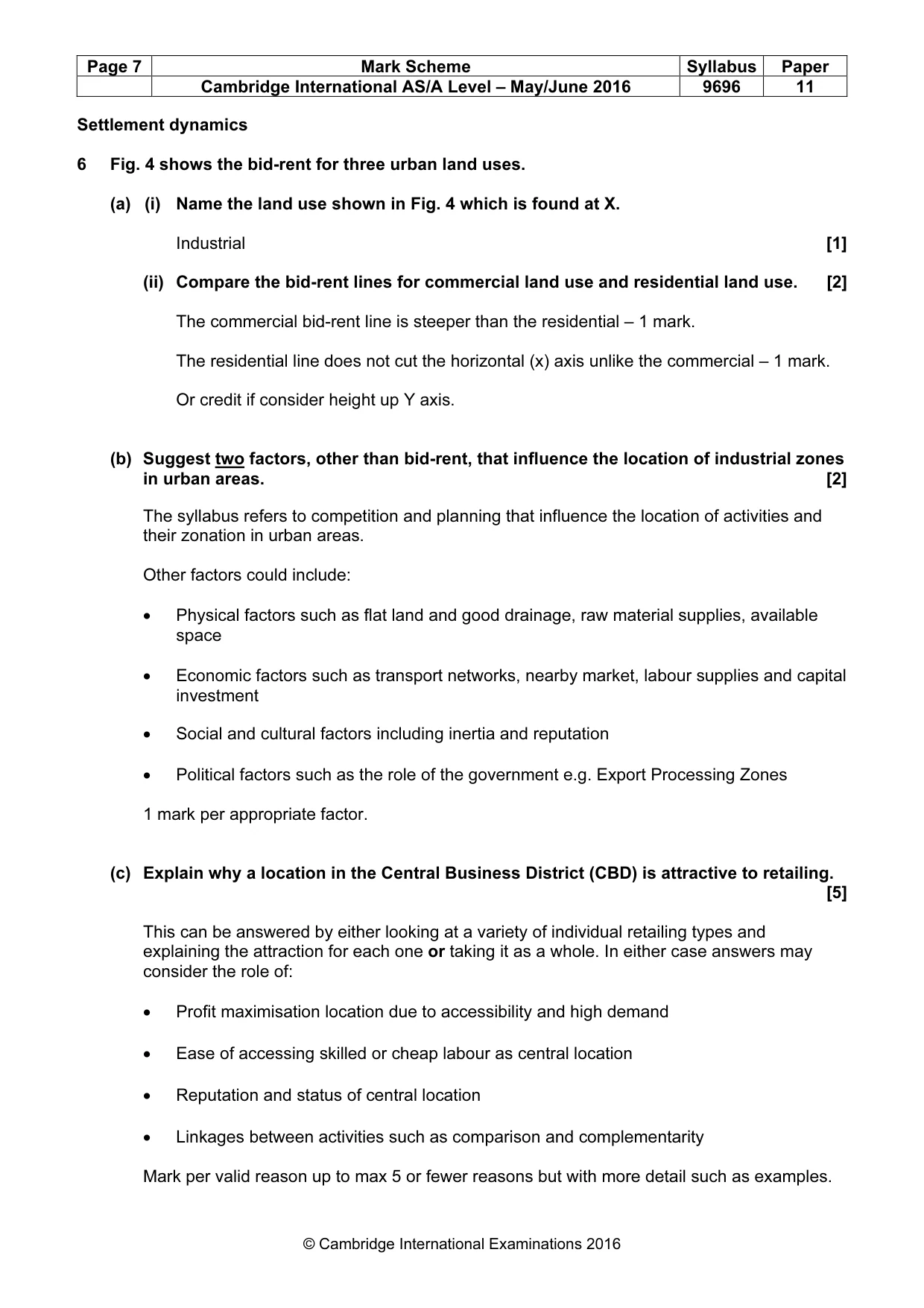 Mark scheme, page 7 of 19