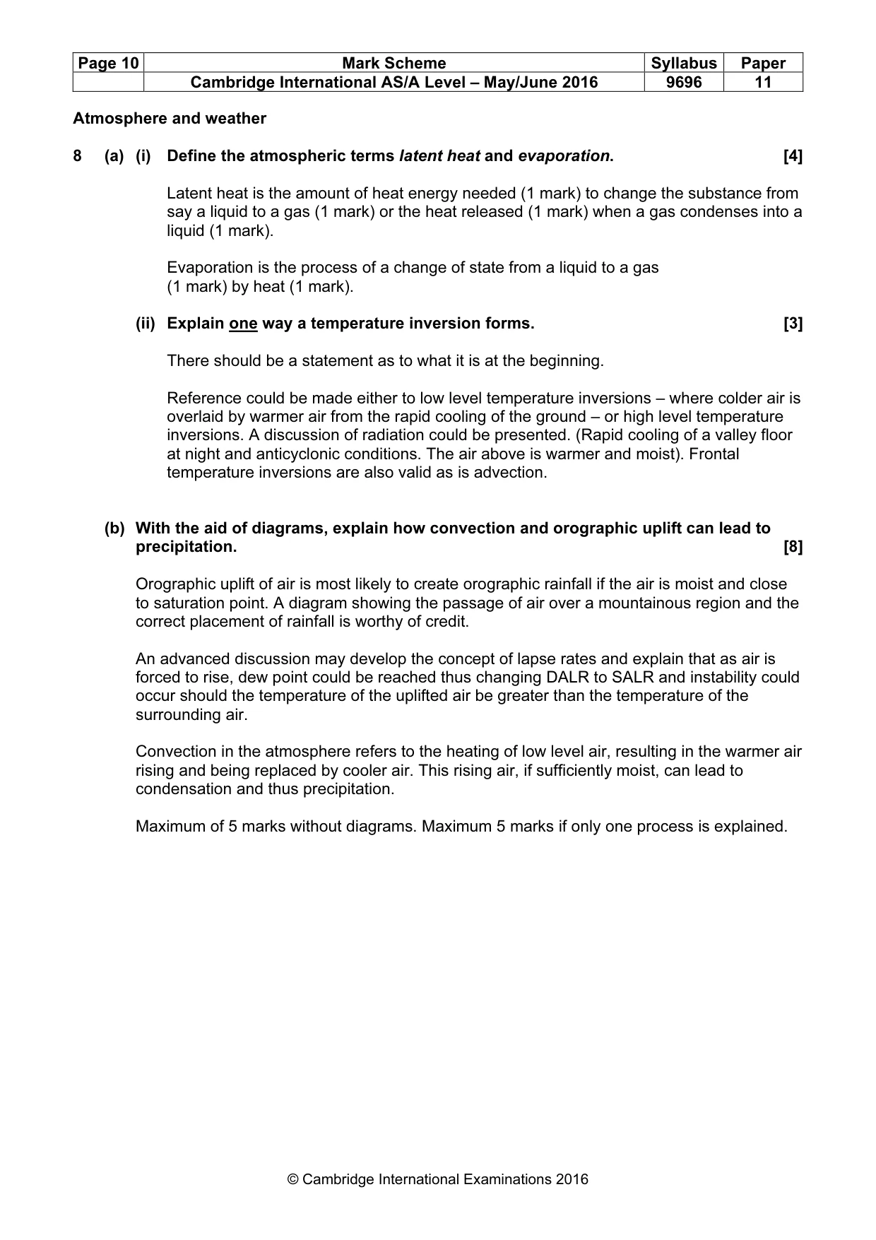 Mark scheme, page 10 of 19
