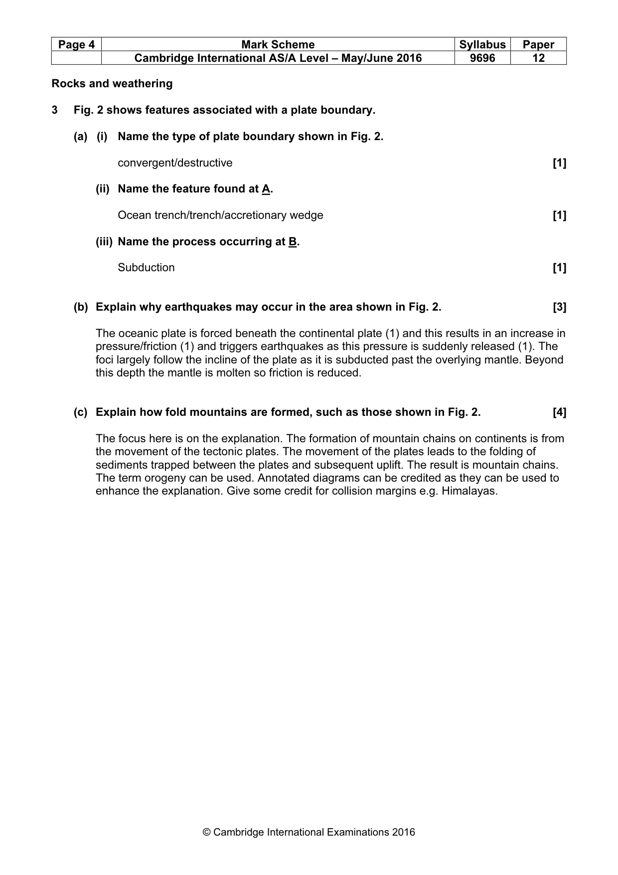 Mark scheme, page 4 of 18