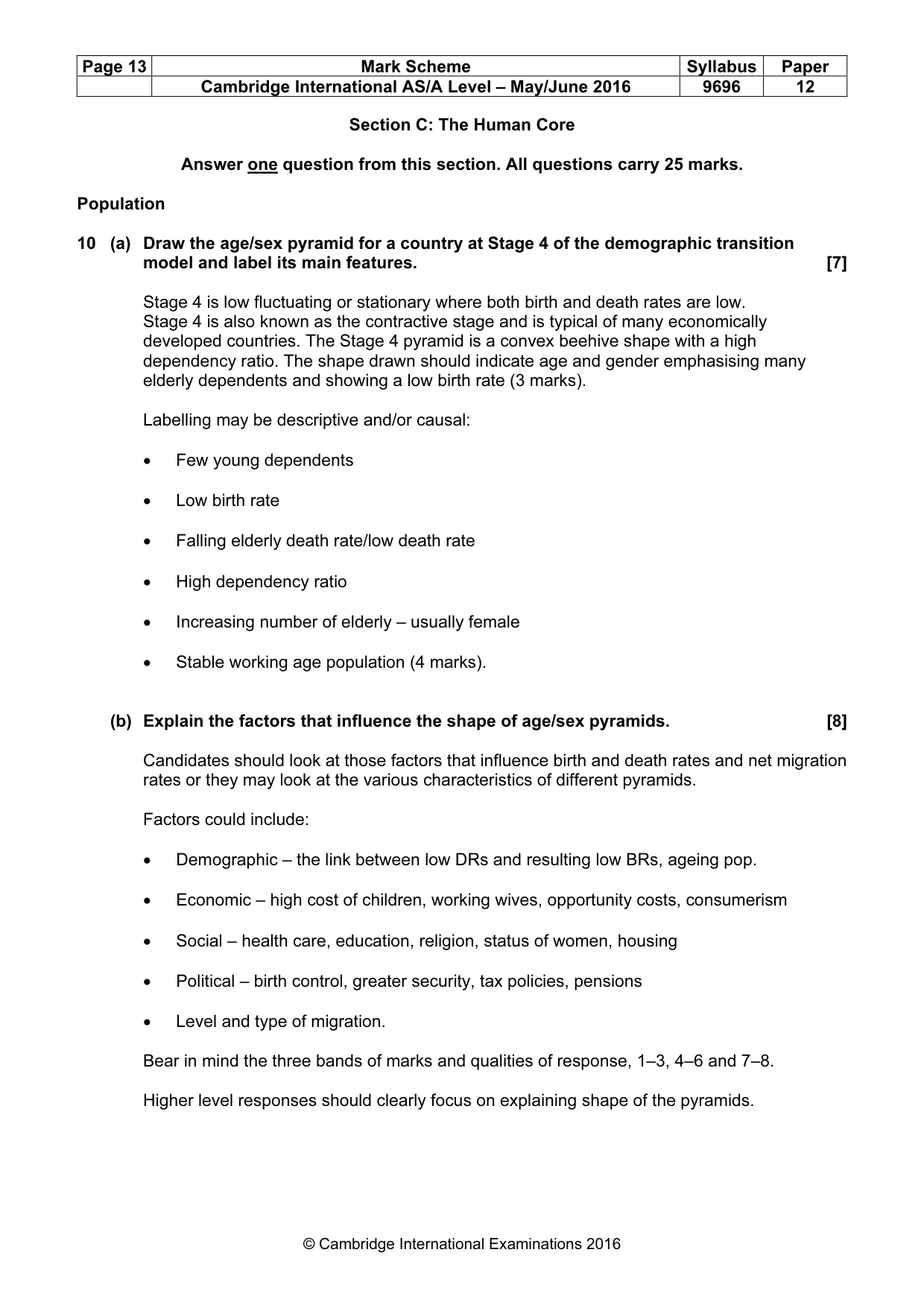 Mark scheme, page 13 of 18