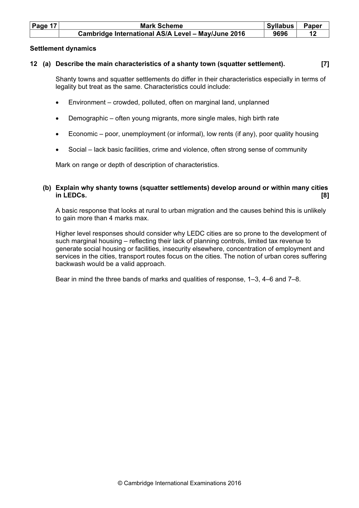 Mark scheme, page 17 of 18