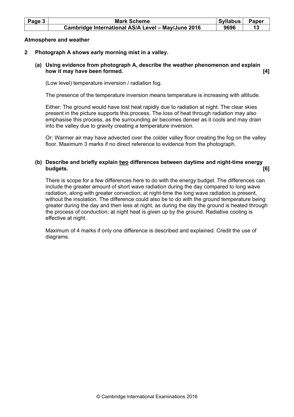 Mark scheme, page 3 of 18