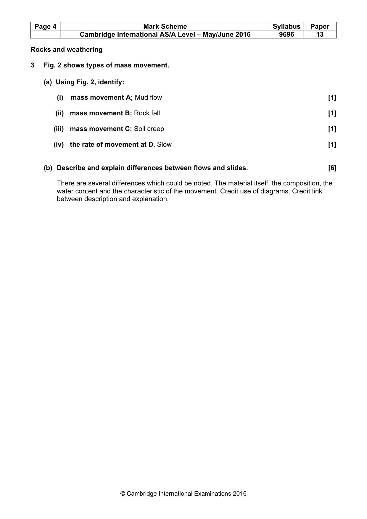 Mark scheme, page 4 of 18