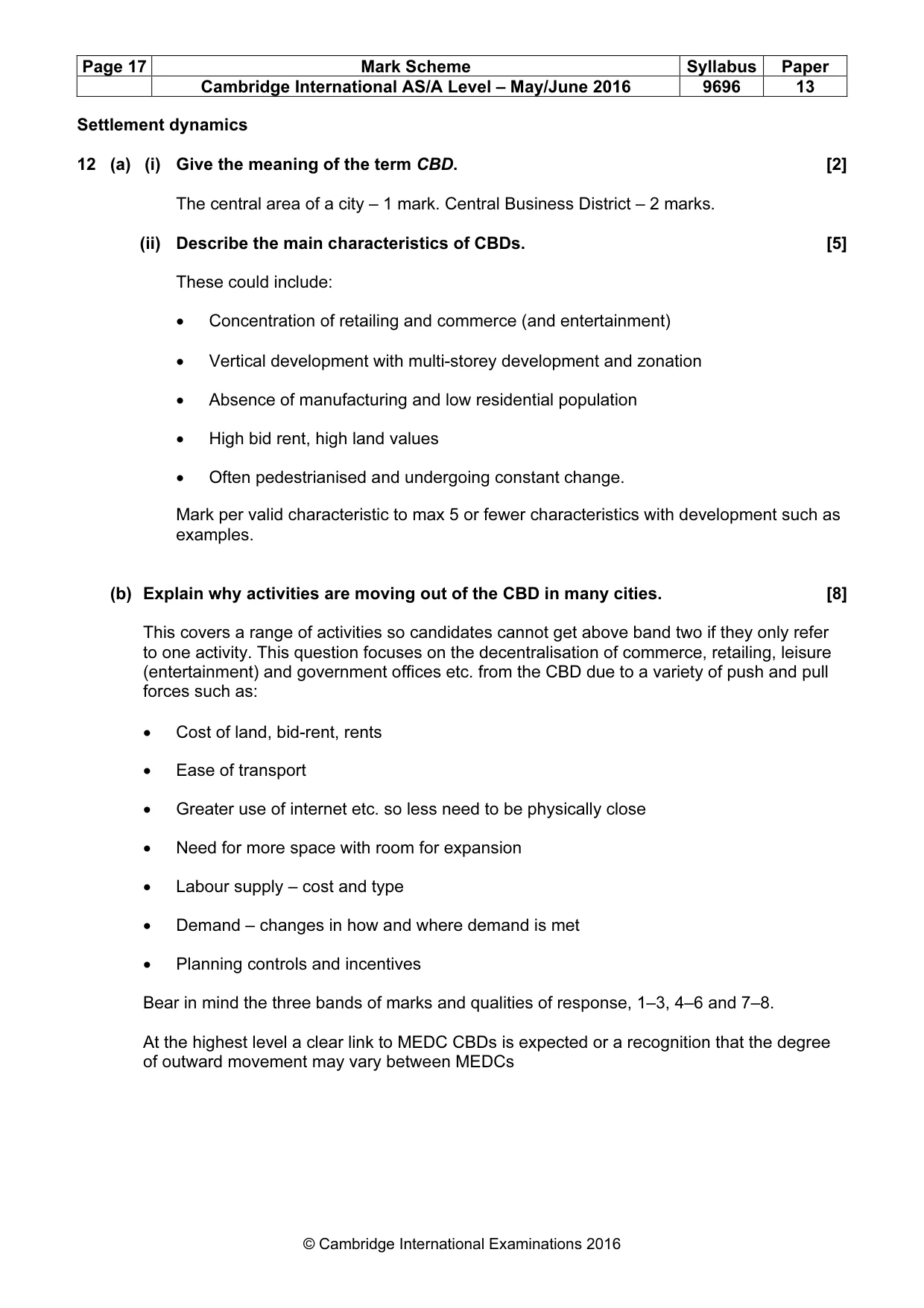 Mark scheme, page 17 of 18