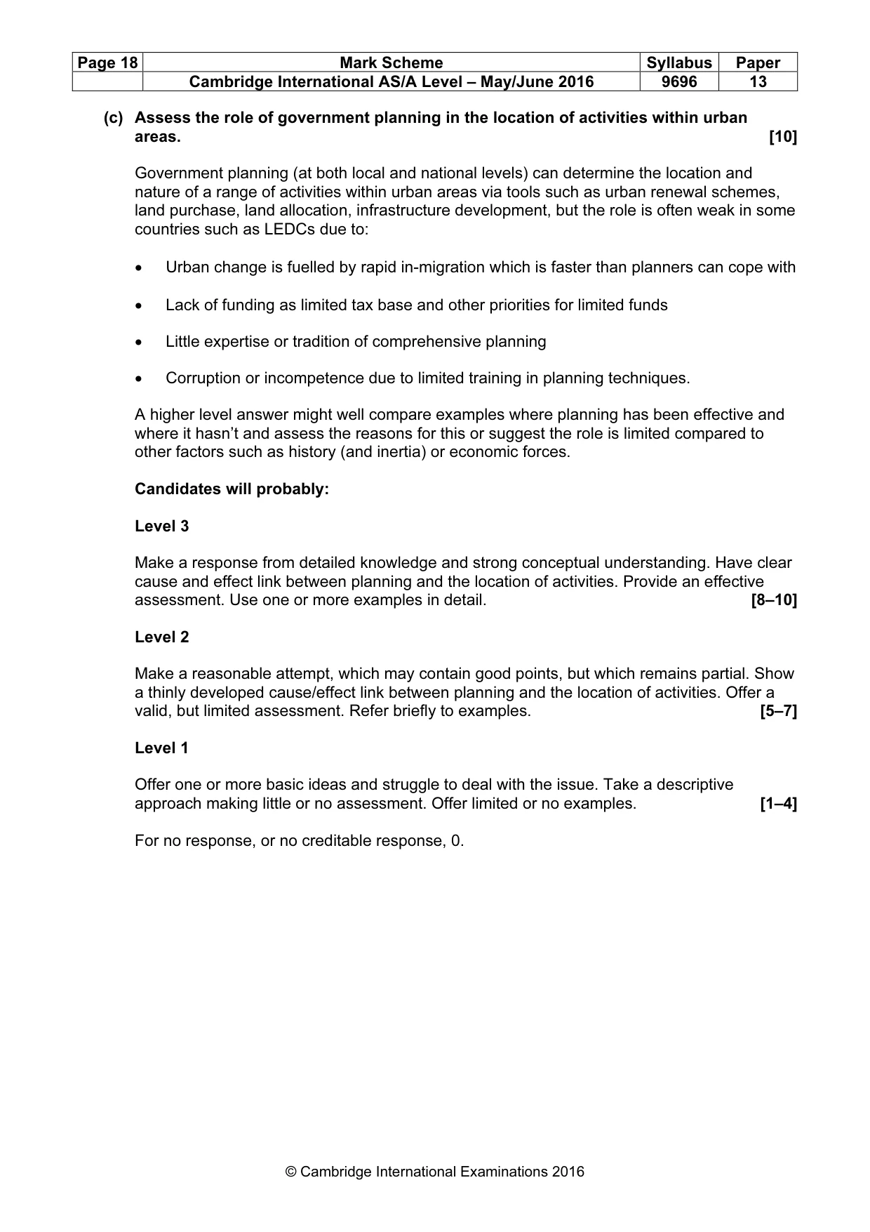 Mark scheme, page 18 of 18