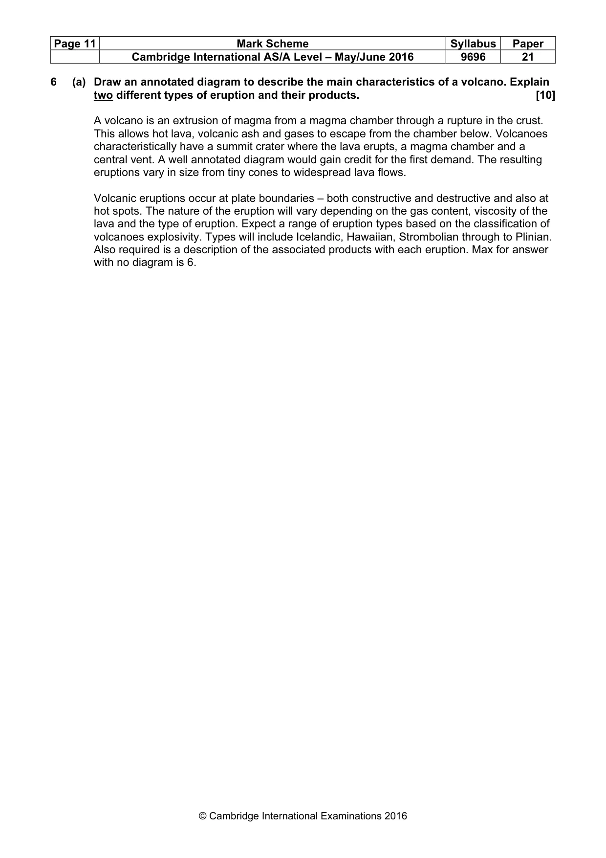 Mark scheme, page 11 of 15