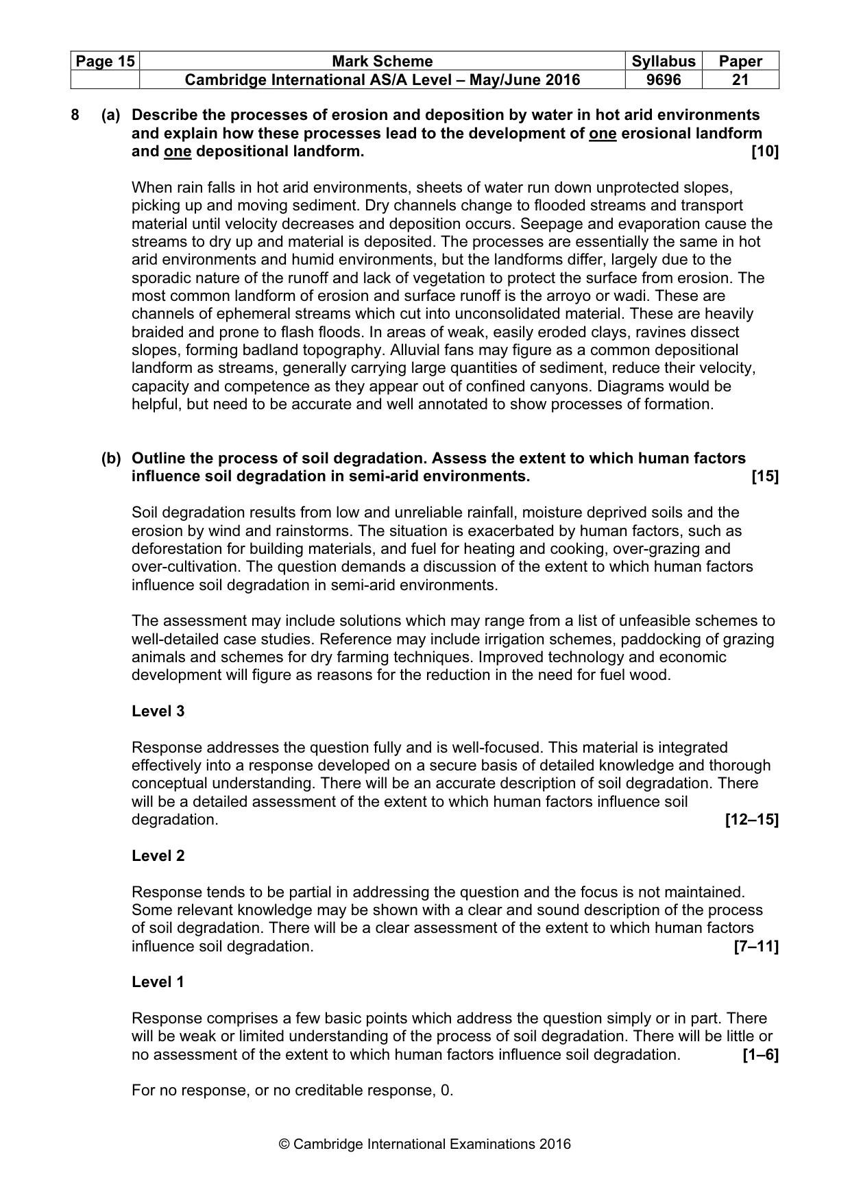 Mark scheme, page 15 of 15