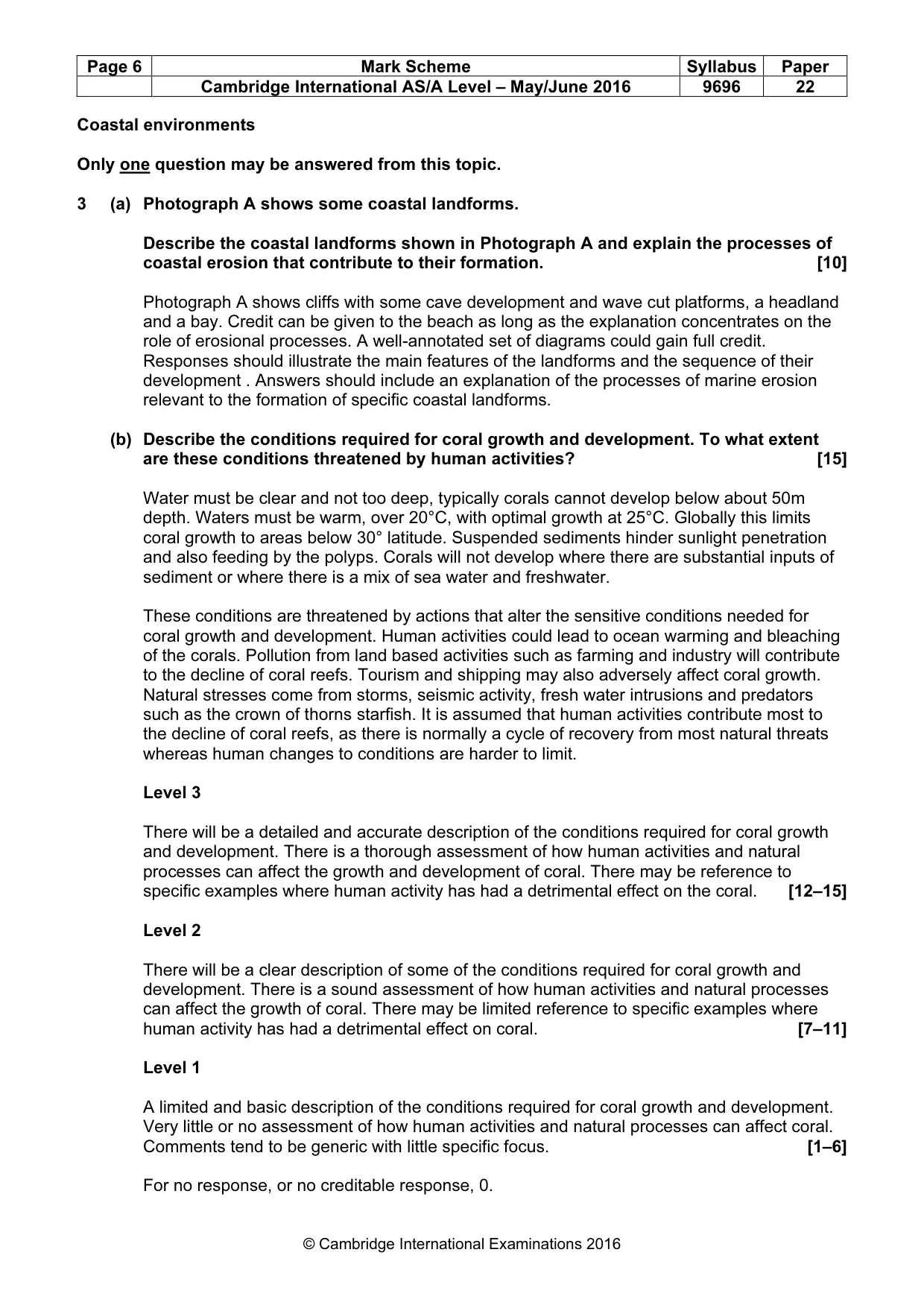 Mark scheme, page 6 of 15