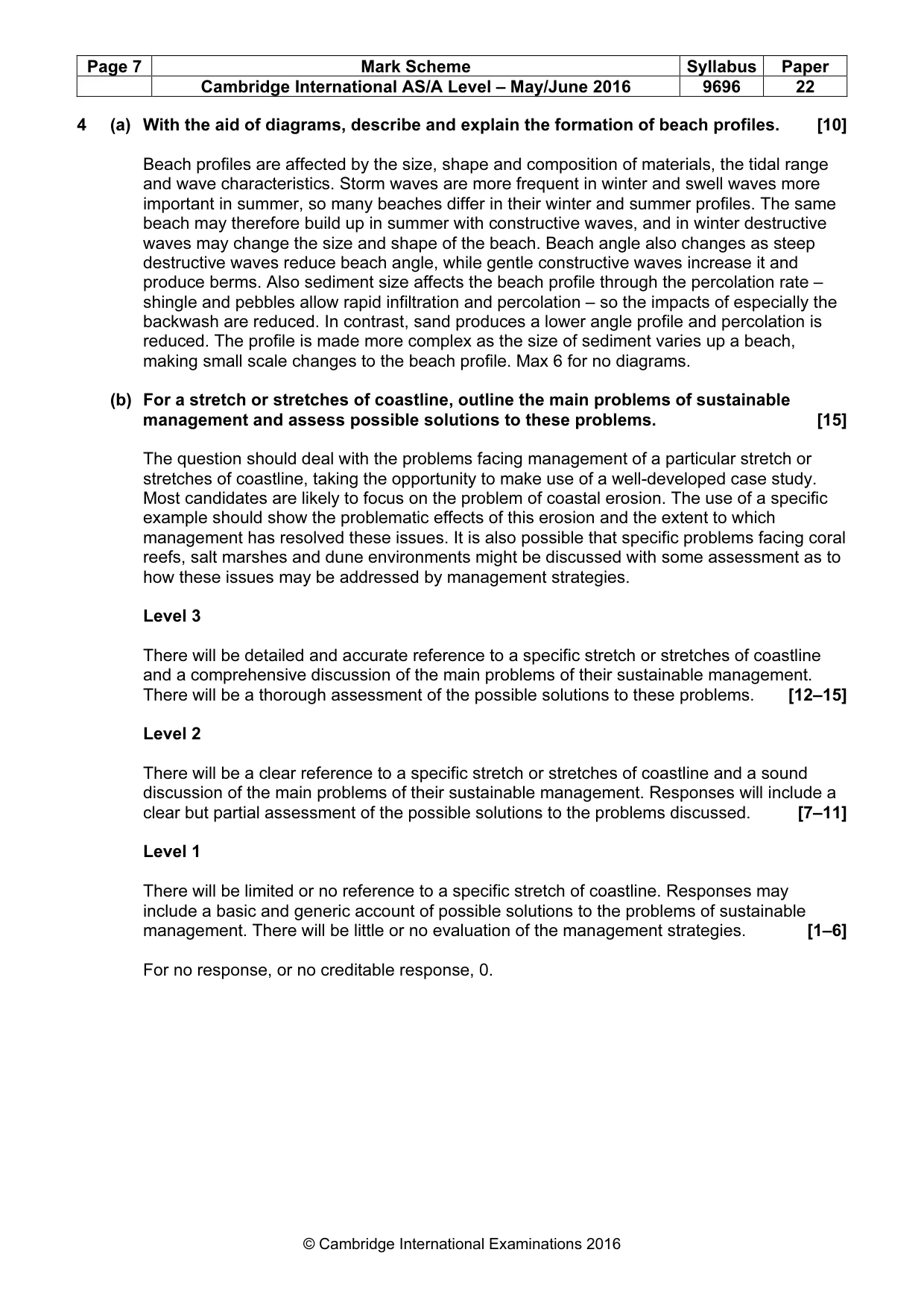 Mark scheme, page 7 of 15