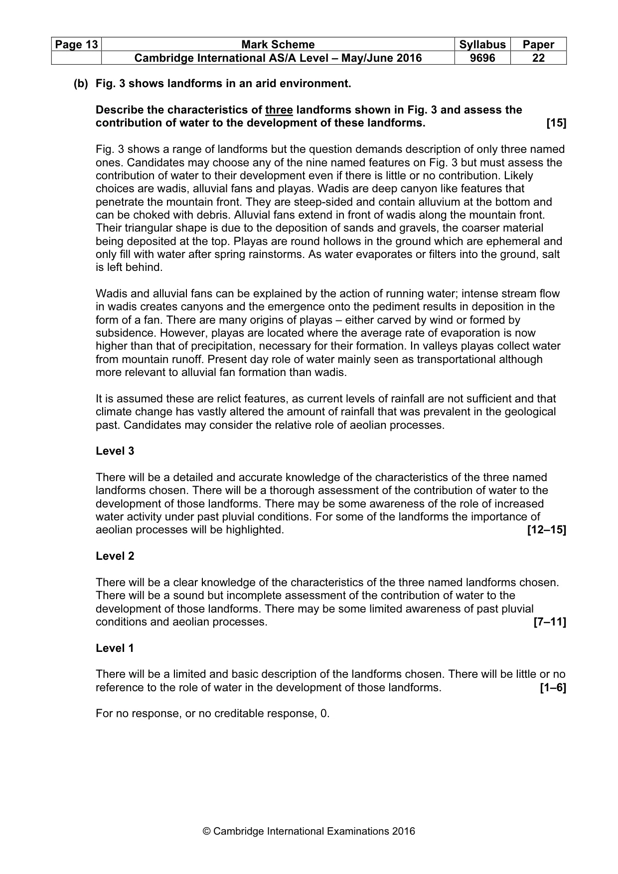 Mark scheme, page 13 of 15