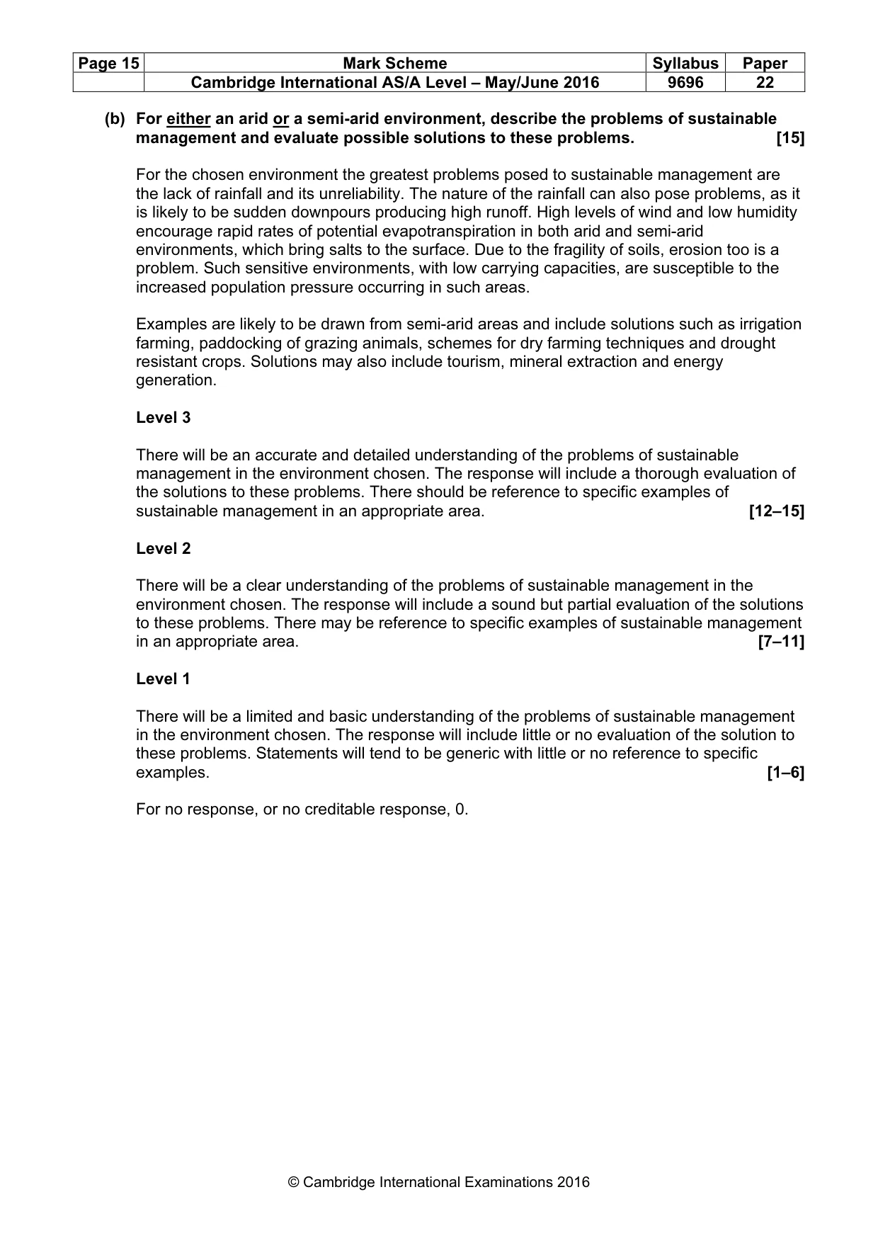 Mark scheme, page 15 of 15