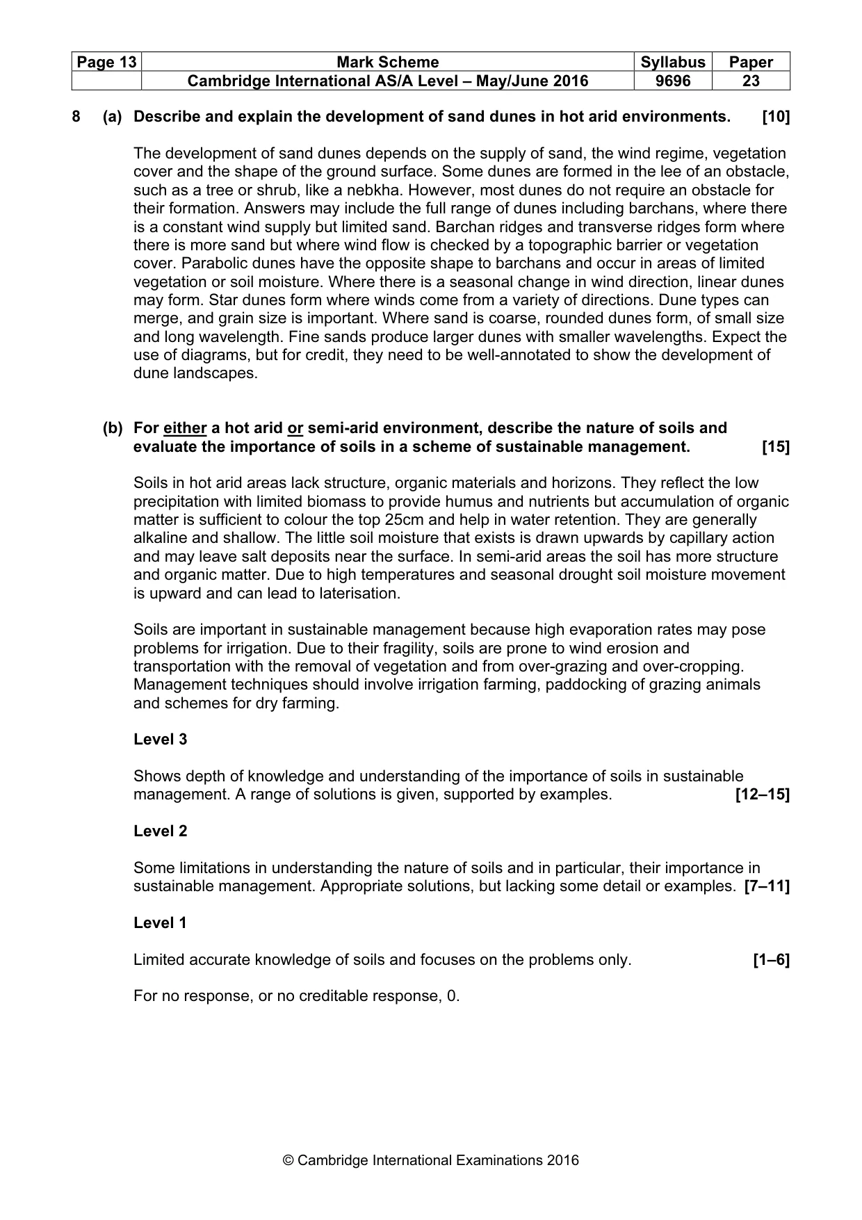 Mark scheme, page 13 of 13