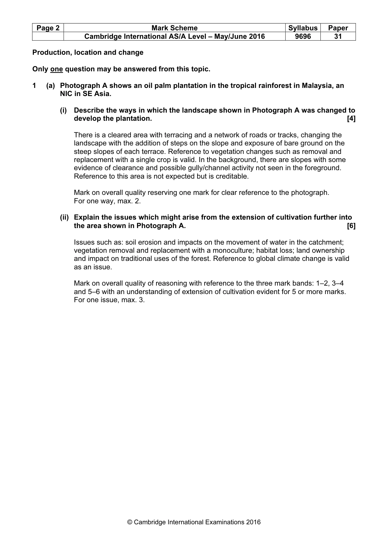 Mark scheme, page 2 of 13