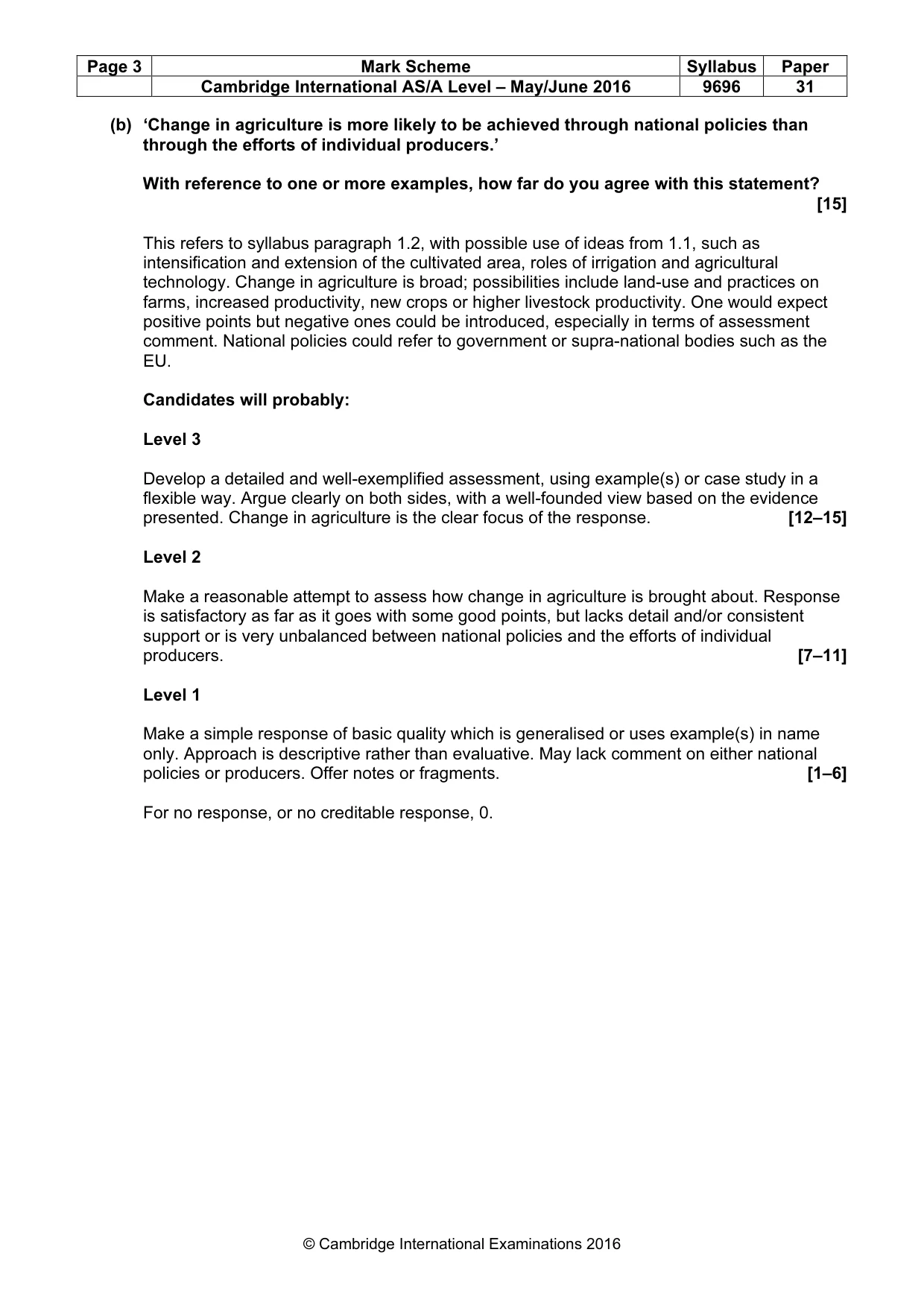 Mark scheme, page 3 of 13