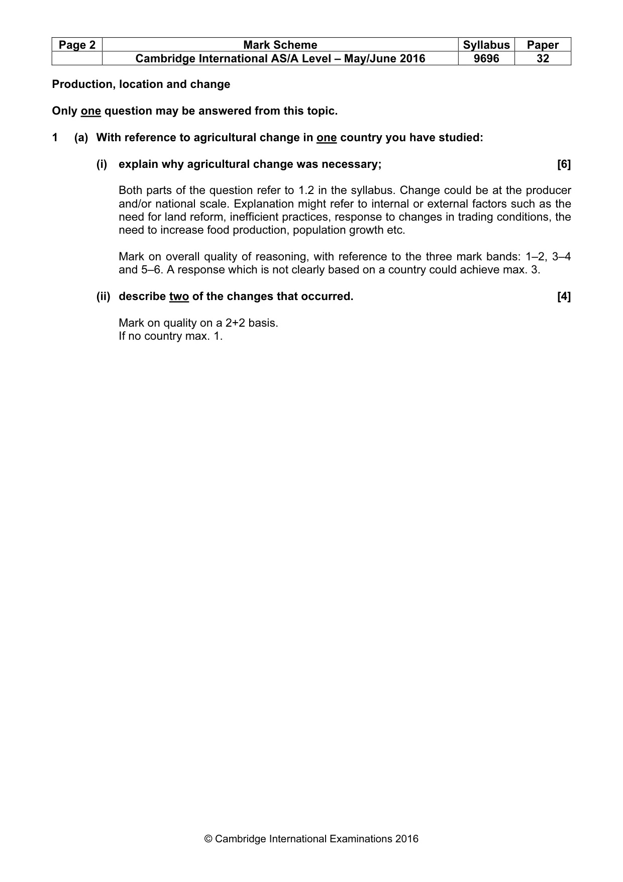 Mark scheme, page 2 of 16