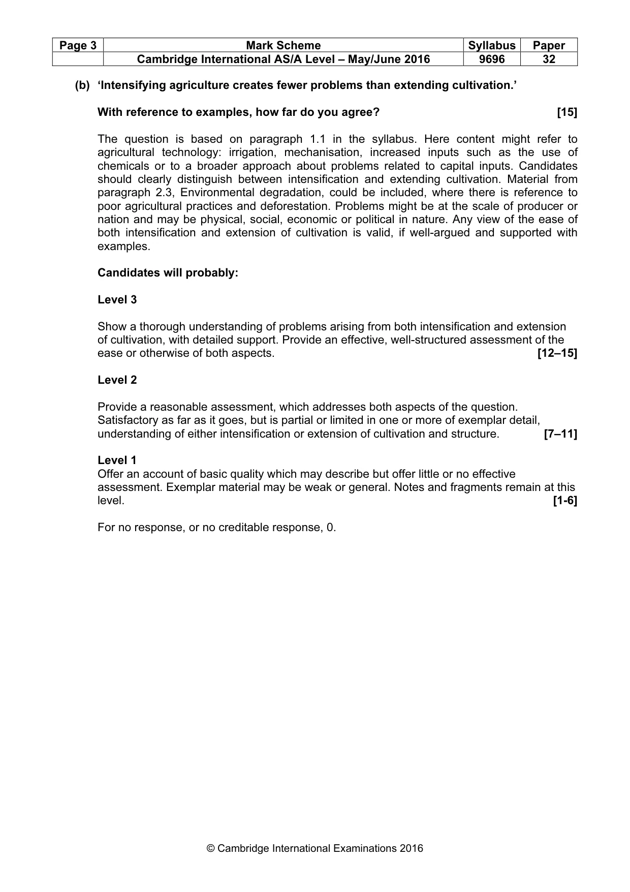 Mark scheme, page 3 of 16