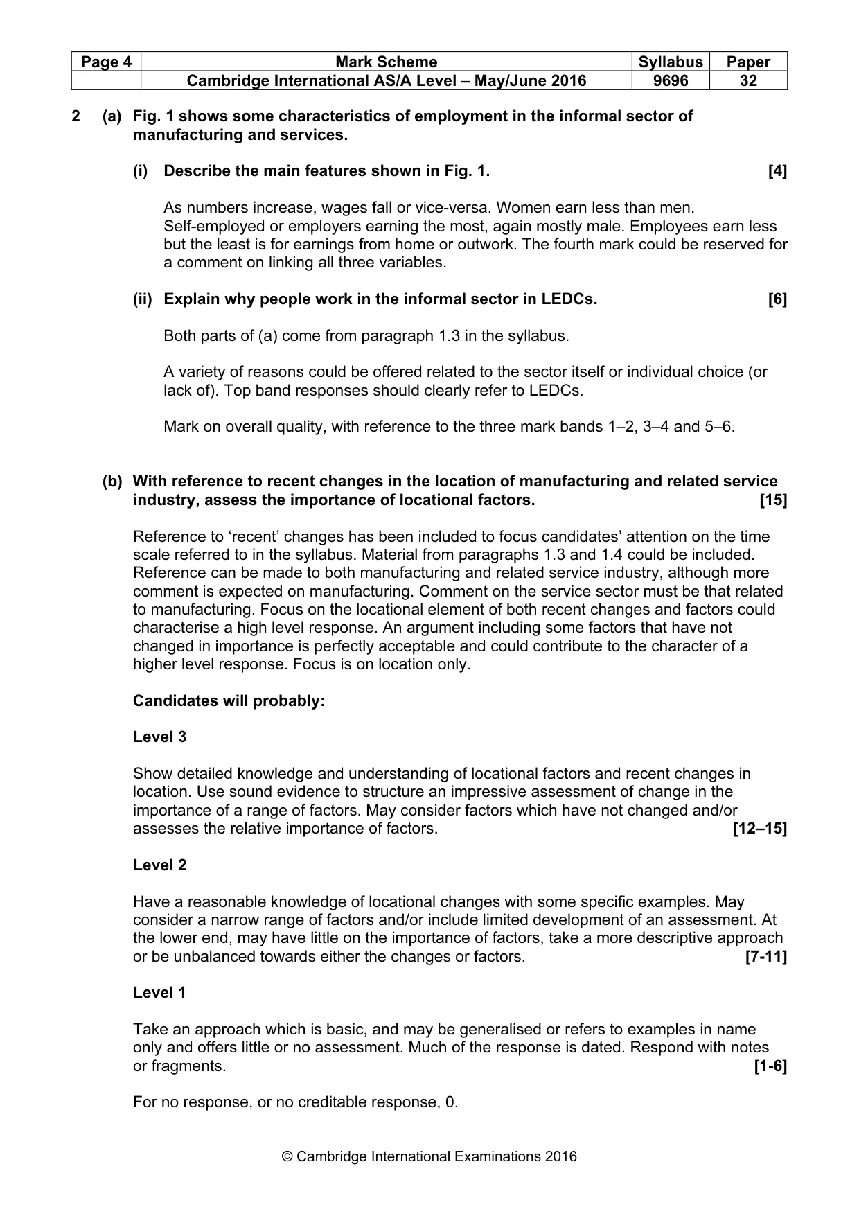 Mark scheme, page 4 of 16