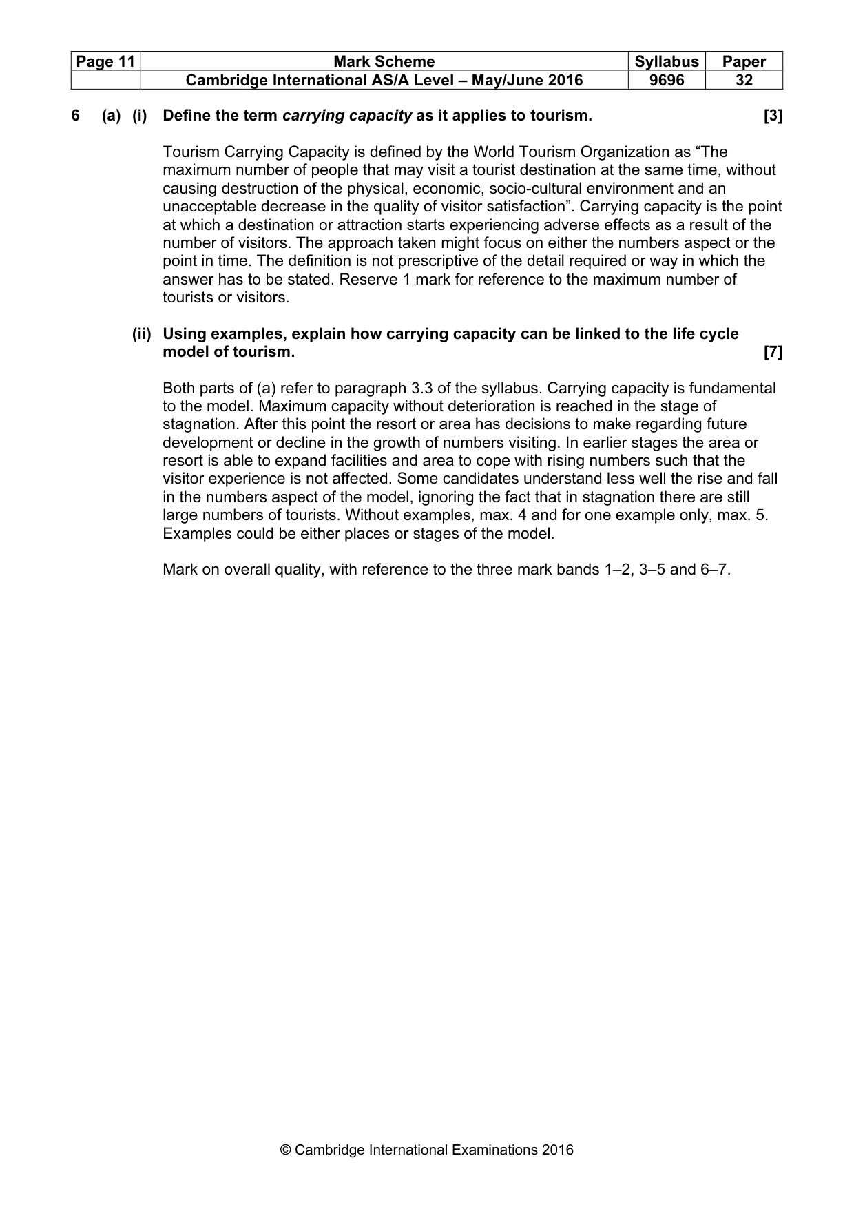 Mark scheme, page 11 of 16